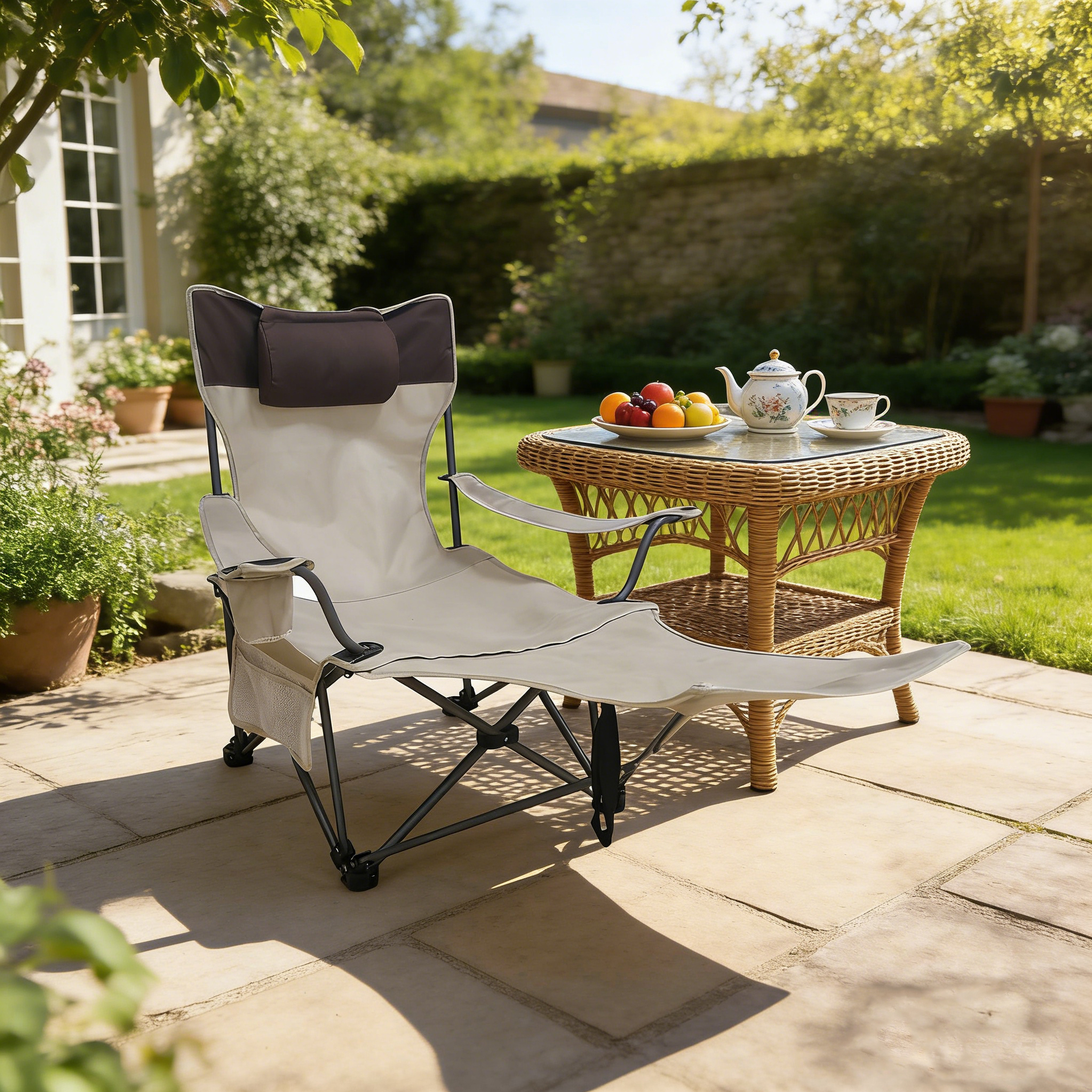 Outdoor Camping Chairs Folding/Portable/Adjustable reclining chair(Three-level adjustable)