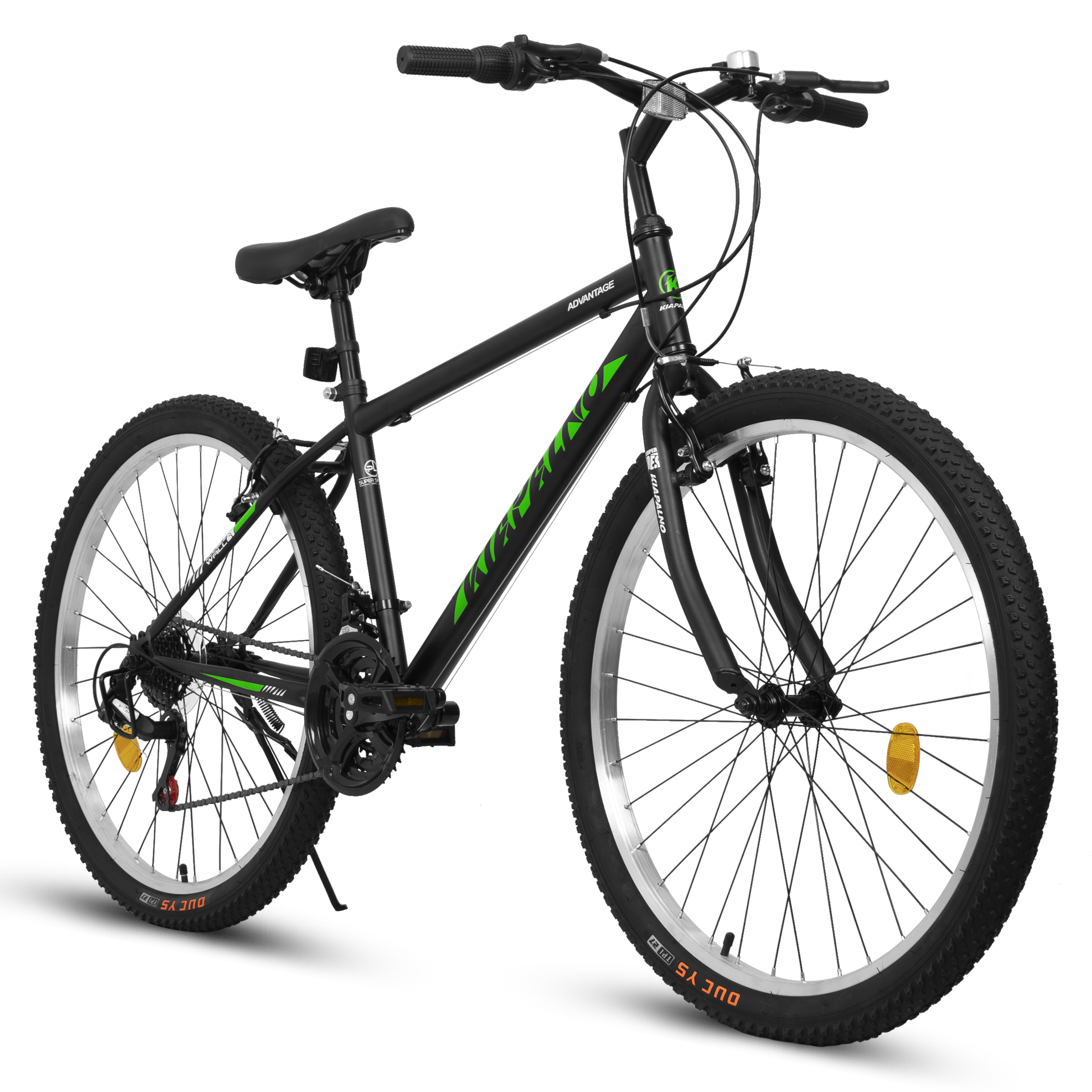 A26338 26 Inch Carbon Steel Frame Mountain Bike,21-Speed Dual V-Brake, Adult and Teens Bicycle for Mountain