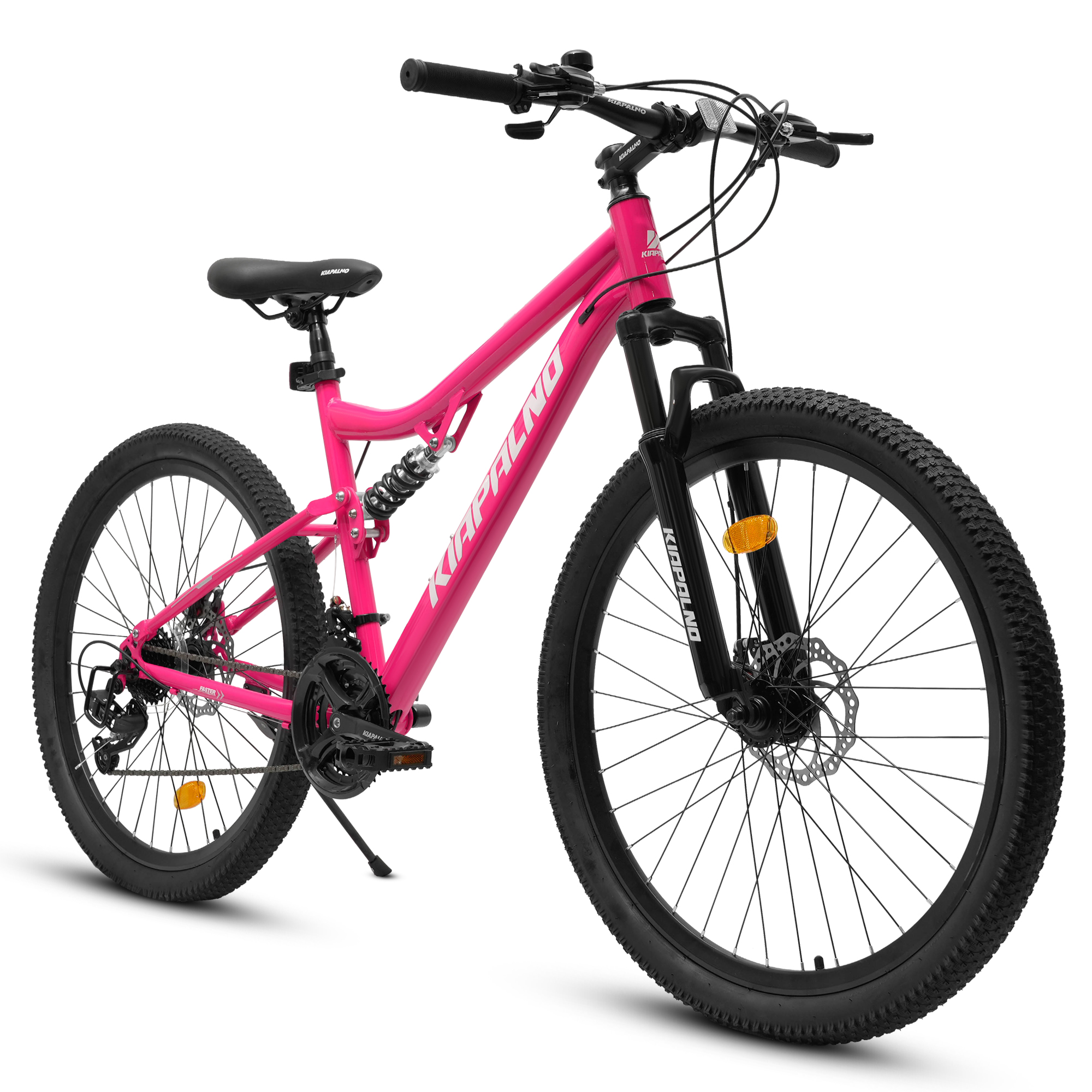 A26304 26 Inch All-Terrain Mountain Bike with Disc Brakes 21-Speed Drivetrain & Durable Carbon Steel Frame Ideal for Men and Women, Perfect for Trail Riding and Touring