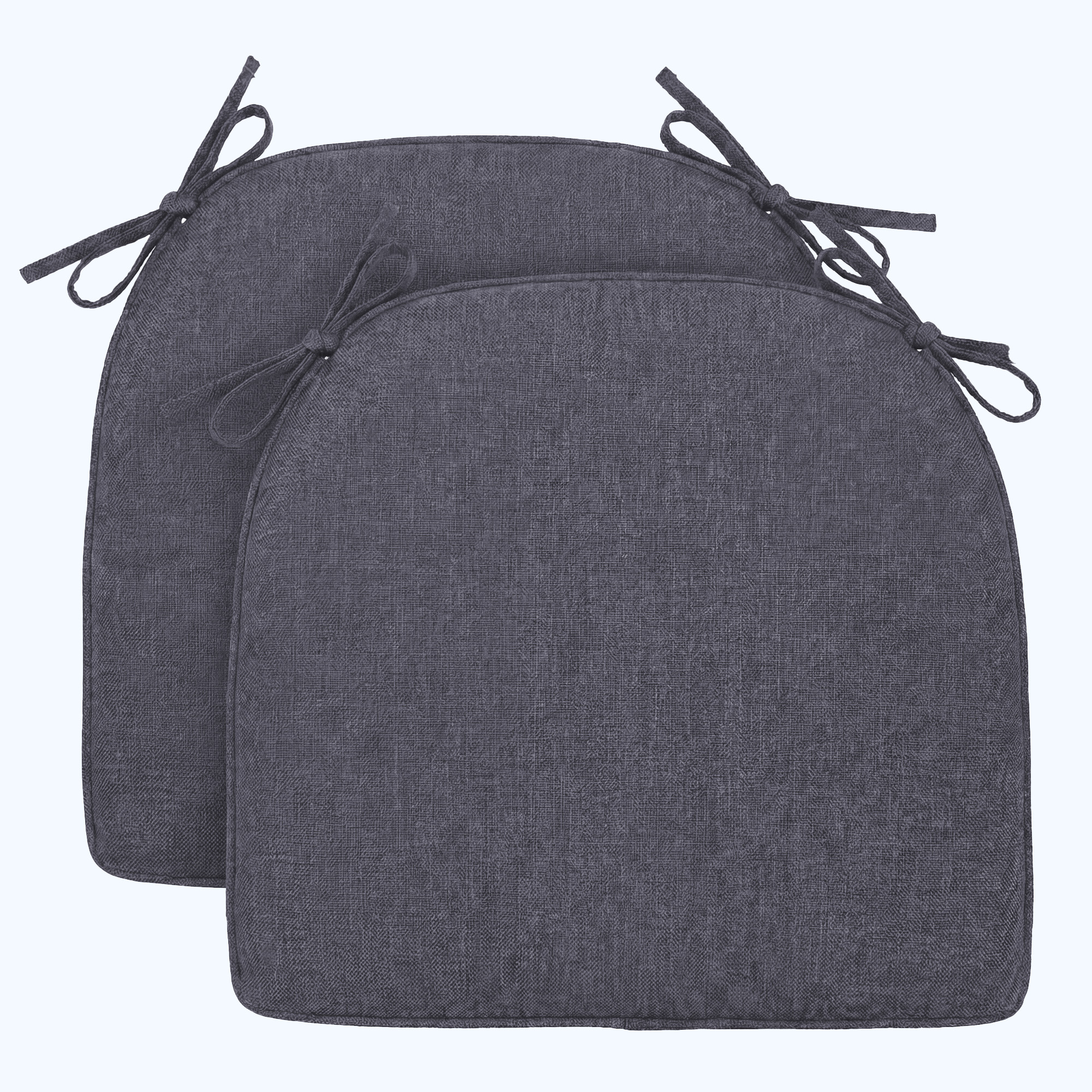 Chair Cushions for Dining Chairs Set of 2, Grey