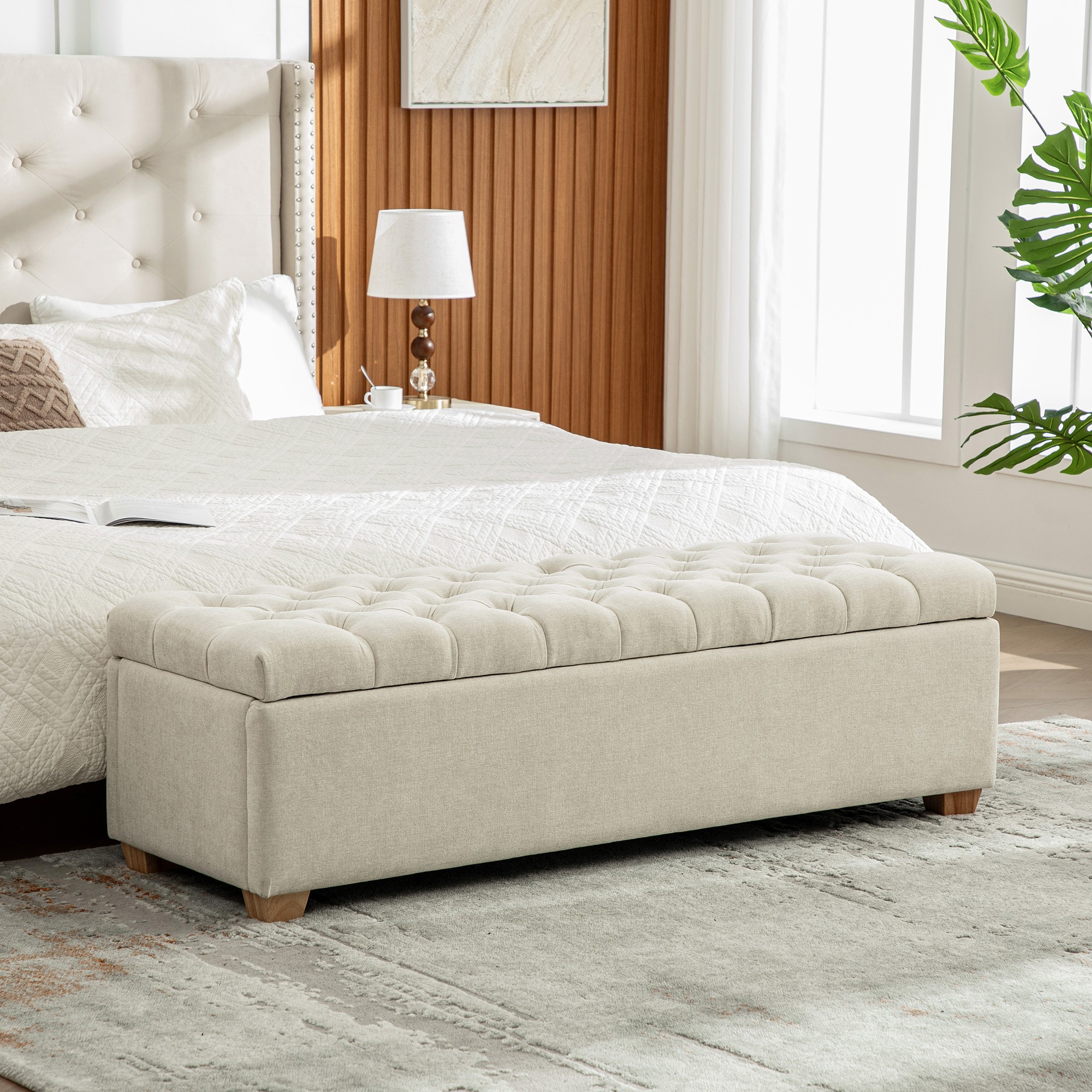 Chenille Beige Outdoor Seating -  - Perfect for Patio, Lawn, Poolside & Garden