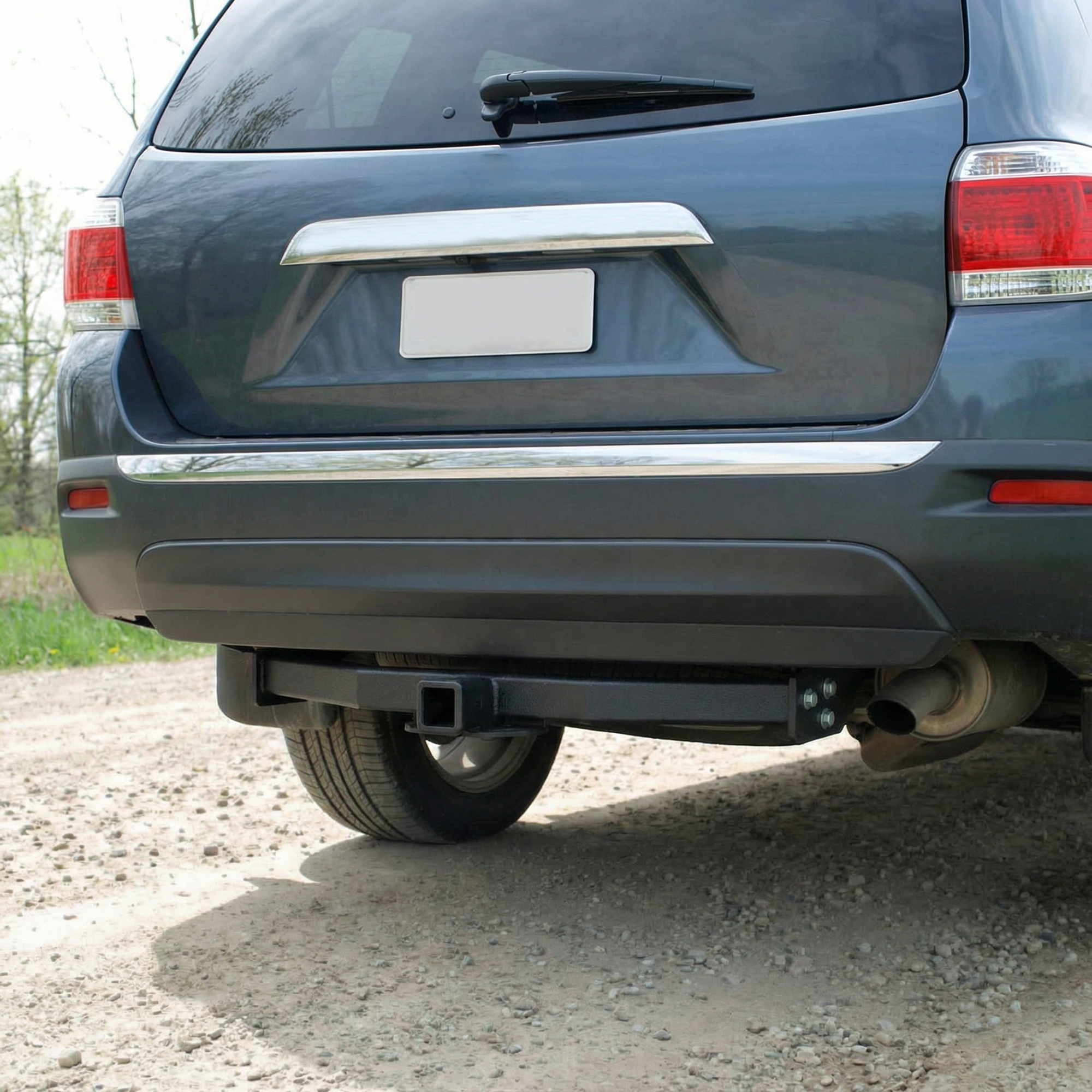 Rear Trailer Hitch, 2 inch Towing Hitch Receiver Class 3 Hitch Compatible For Toyota Highlander 2008-2013