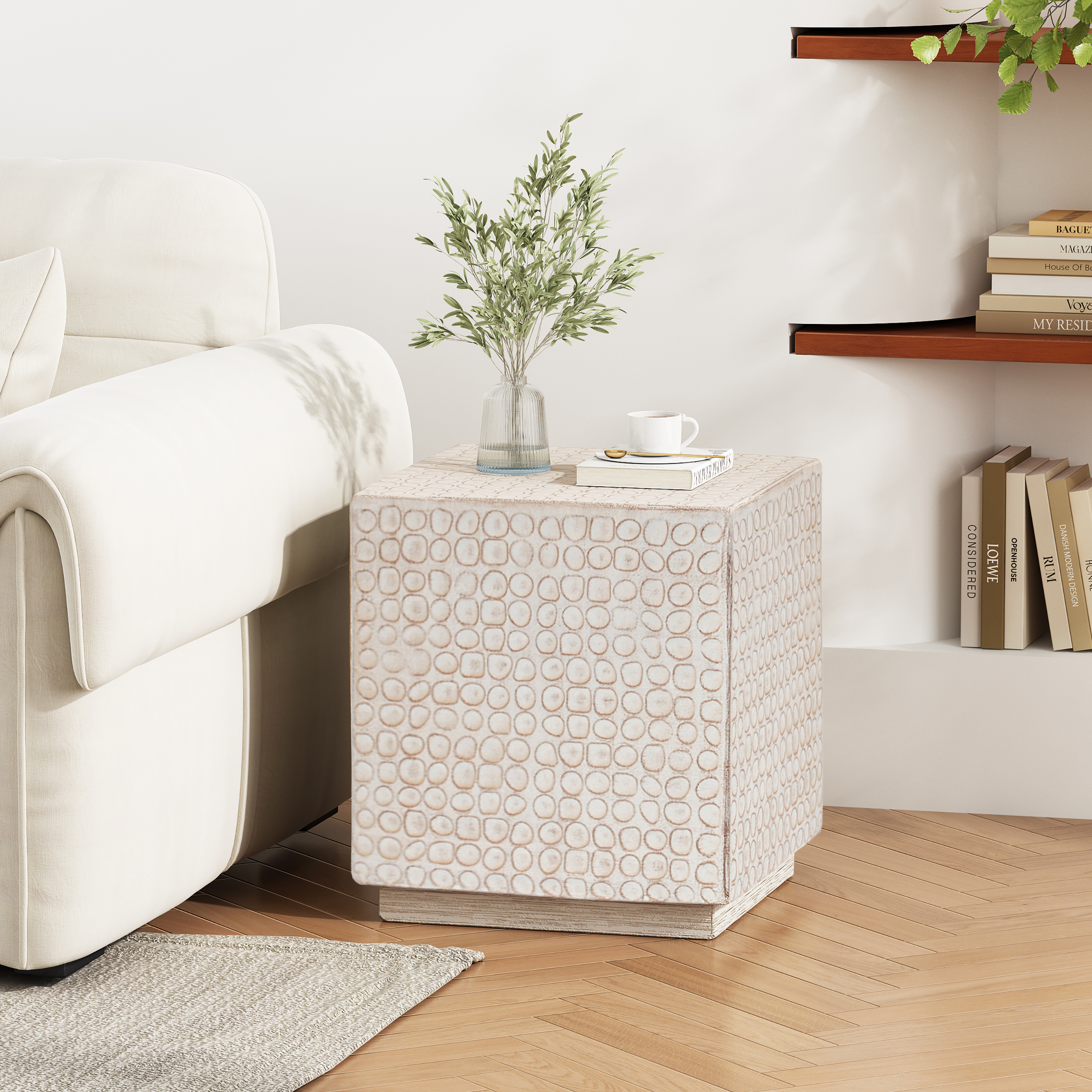 MGO CUBE SIDE TABLE