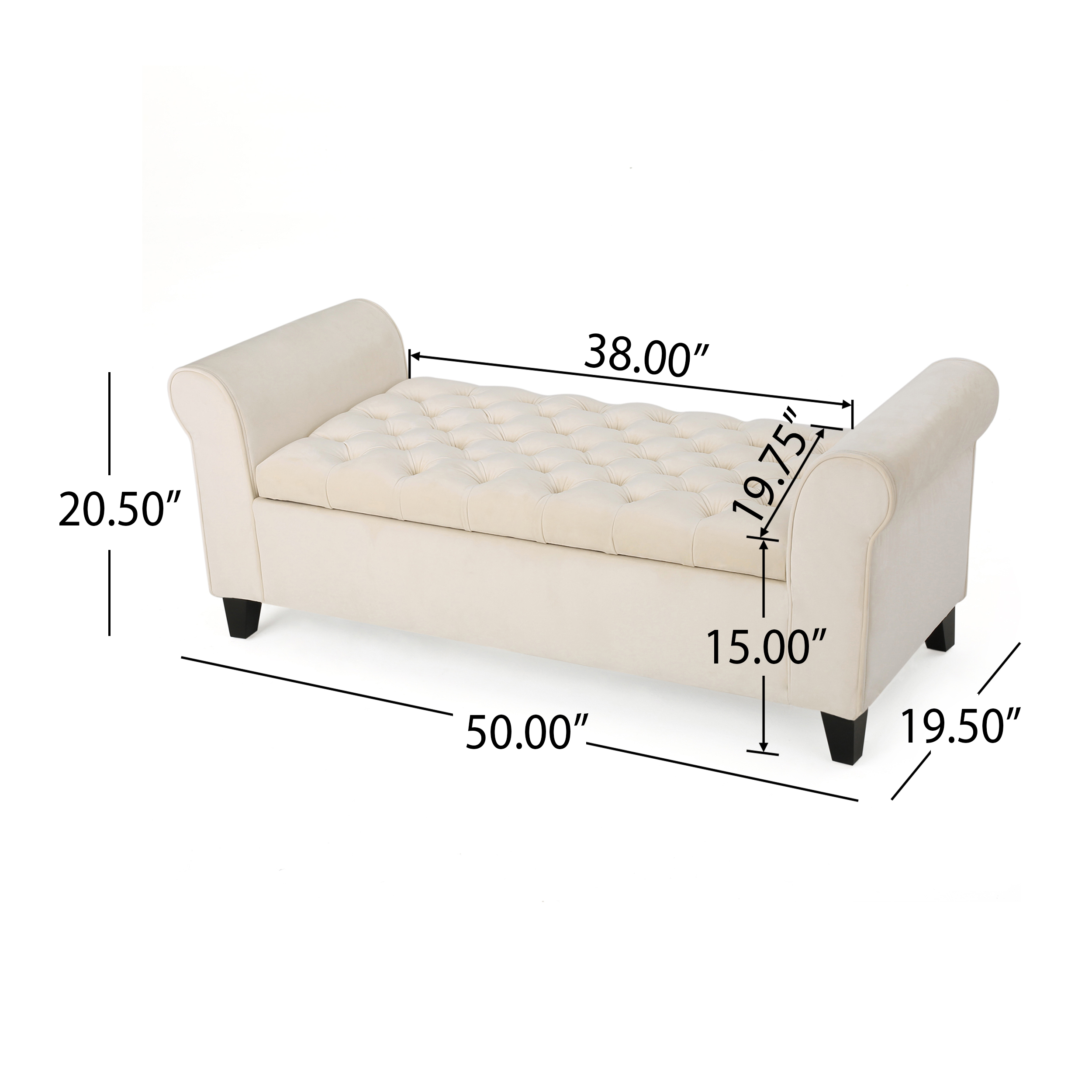 Fabric,MDF Ivory Outdoor Seating -  - Perfect for Patio, Lawn, Poolside & Garden