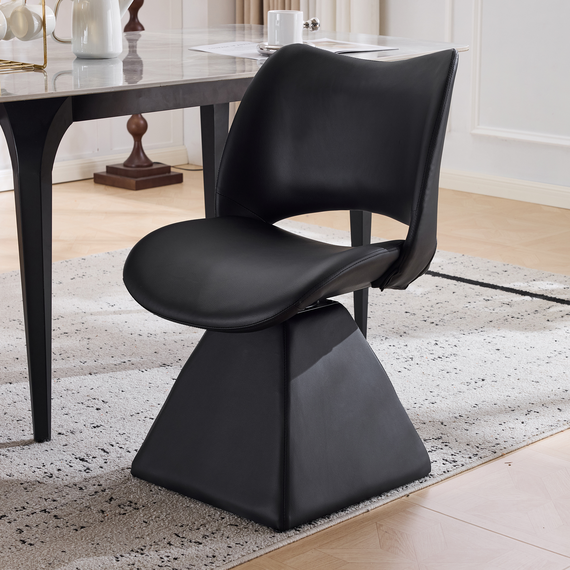 Metal & Wood Black Outdoor Chair -  - Perfect for Patio, Lawn, Poolside & Garden