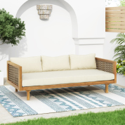 高品质面料米色CLAREMONT3SEATER
