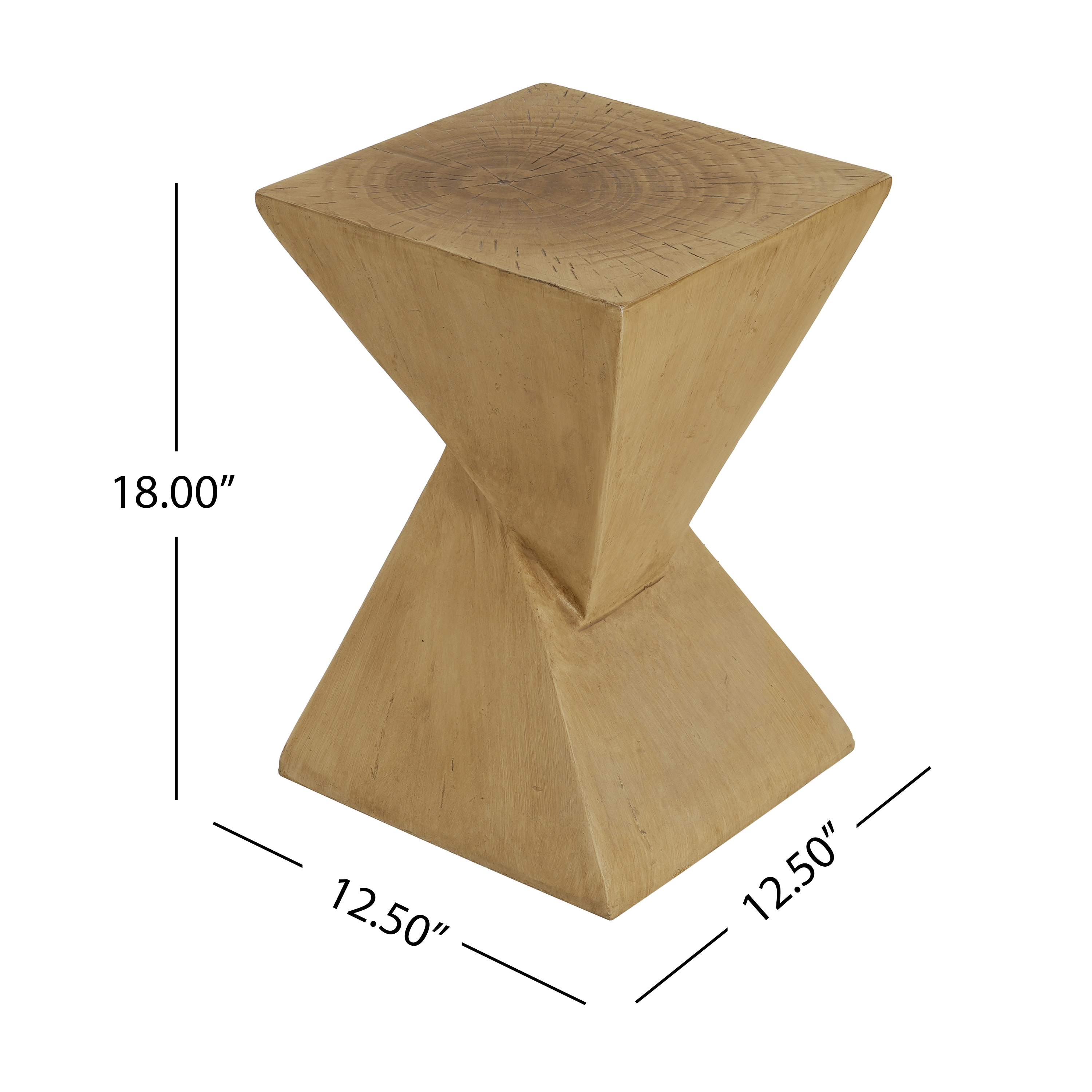 TESS Modern Side Table – Stylish End Table Compatible with Living Room, Bedroom, or Office,Versatile Home Furniture,Light Natural Color