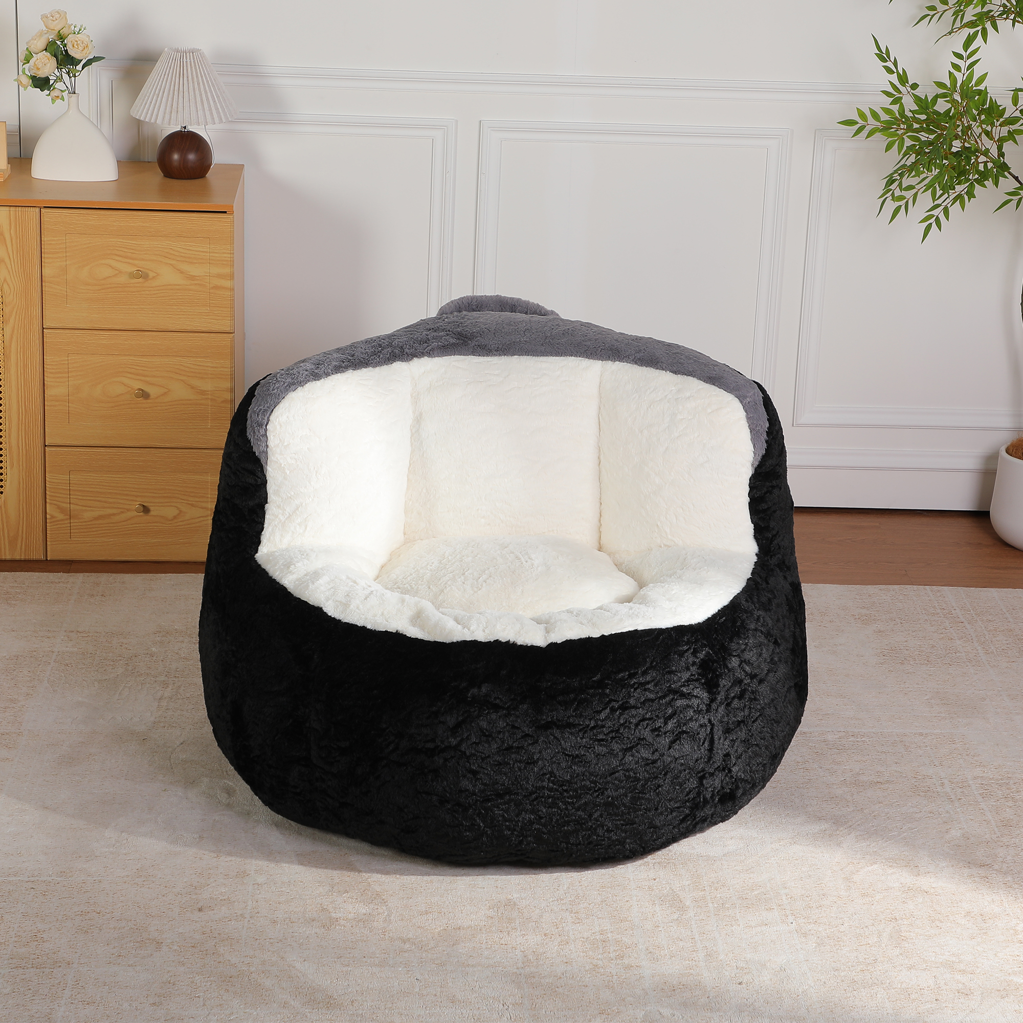 faux fur Multicolor Outdoor Seating -  - Perfect for Patio, Lawn, Poolside & Garden