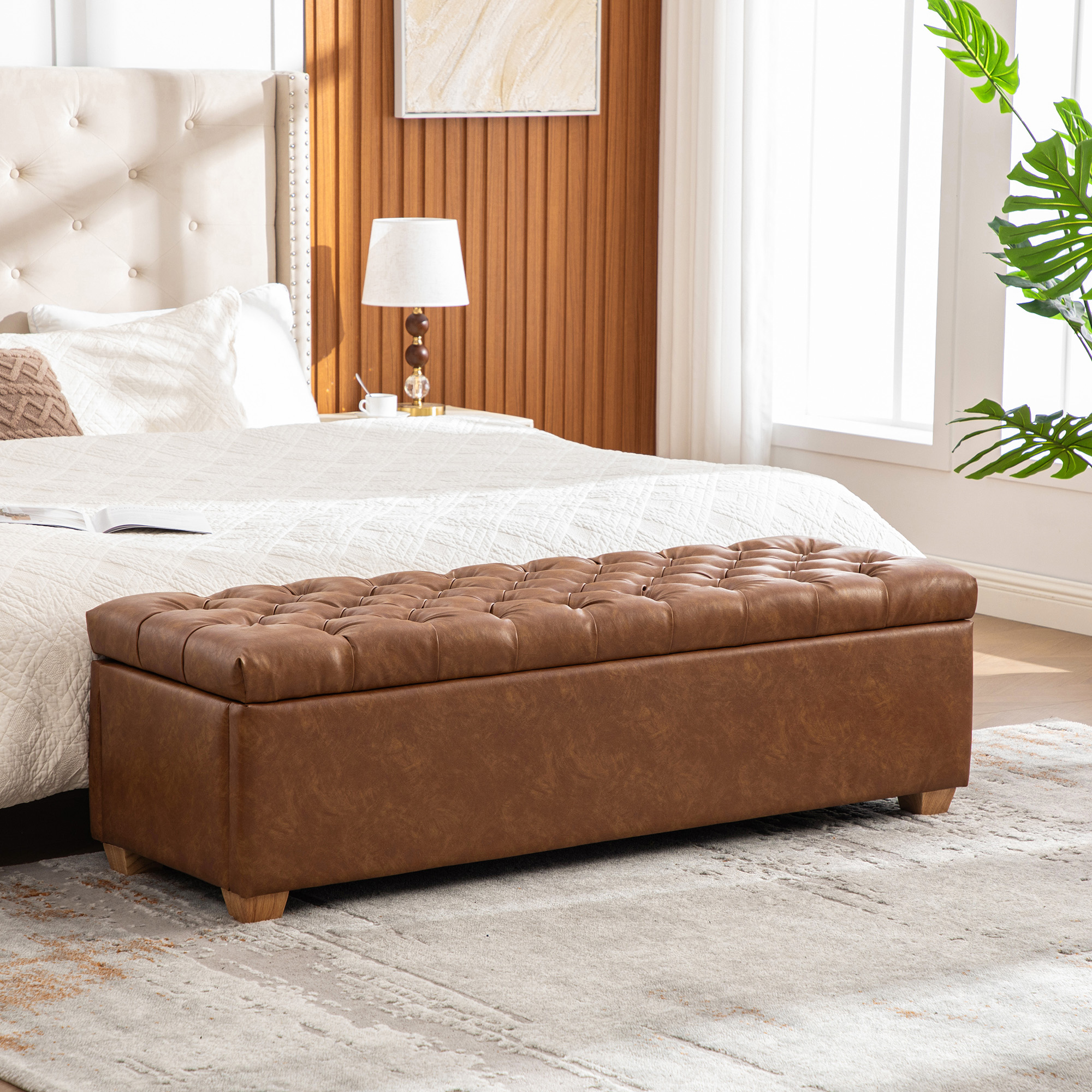 PU Brown Outdoor Seating -  - Perfect for Patio, Lawn, Poolside & Garden