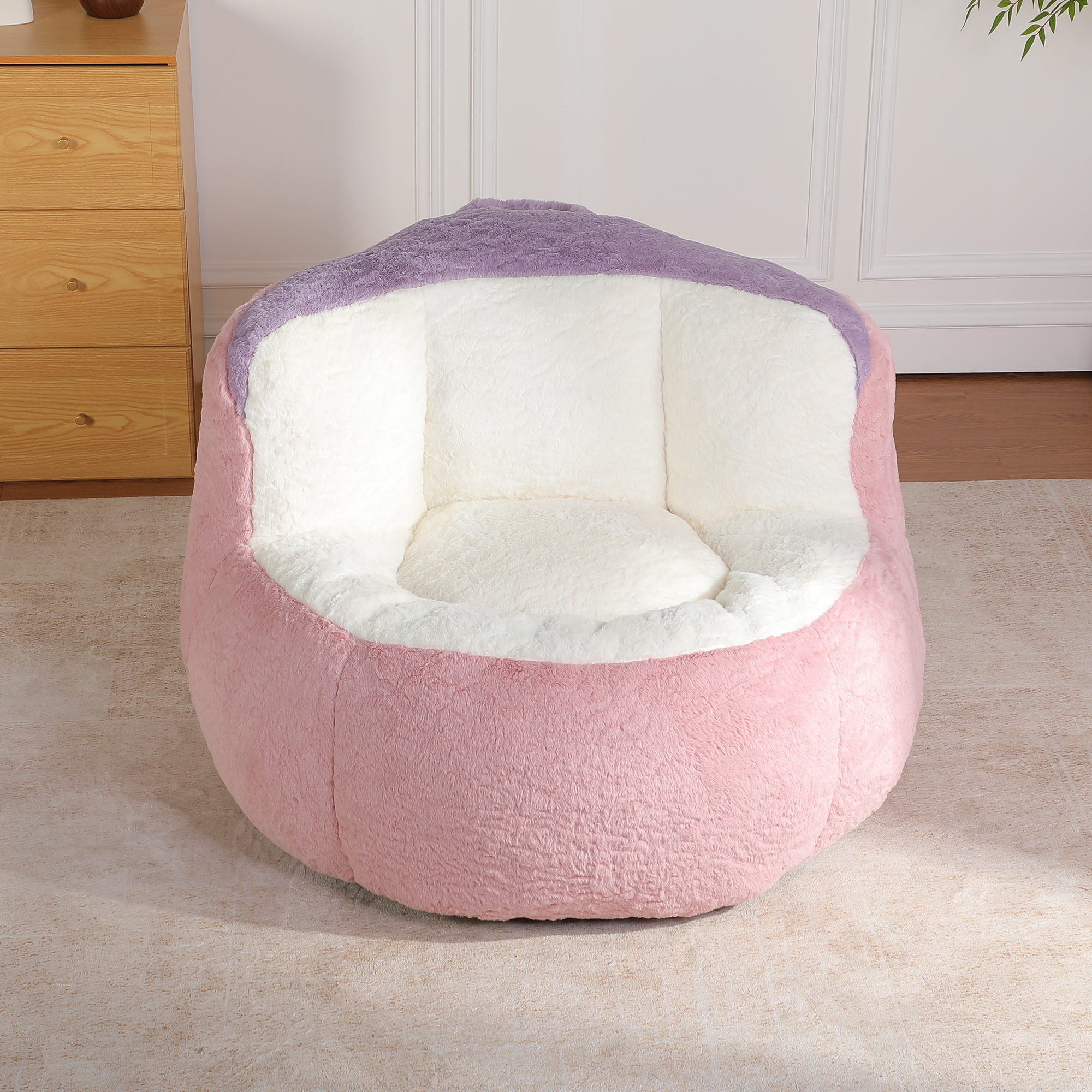 faux fur Multicolor Outdoor Seating -  - Perfect for Patio, Lawn, Poolside & Garden