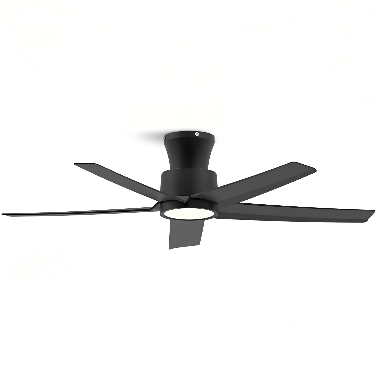 44 inch Ceiling Fans with Lights, Large Air Volume Ceiling Fans with Reversible Quiet DC Motor and Remote, 5D-W5, 5X-W5