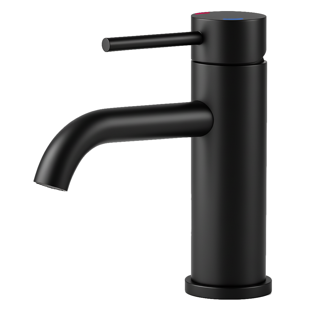 Single Handle Bathroom Faucet Lavatory Faucet Stainless Steel Single Hole-T10, Brushed Nickel