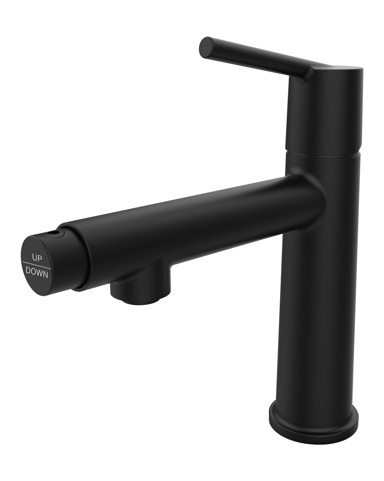 Chrome Single Handle Bathroom Faucet for 1 or 3 Holes ,Fountain and Flow Mode Two-in-one function,Deck Mount Laundry Vanity Sink Faucet with Two 9/16