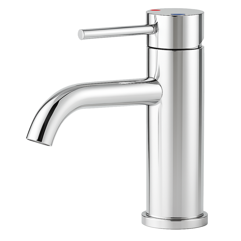 Single Handle Bathroom Faucet Lavatory Faucet Stainless Steel Single Hole-T10, Brushed Nickel