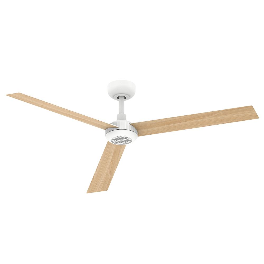 52 inch Modern Ceiling Fan with Lights,Remote Control, 3 Plywood Blades,6-Speed,Dimmable, Noiseless Reversible DC Motor,Indoor/Outdoor Ceiling Fan for Living Room Bedroom patio, 3D-X3