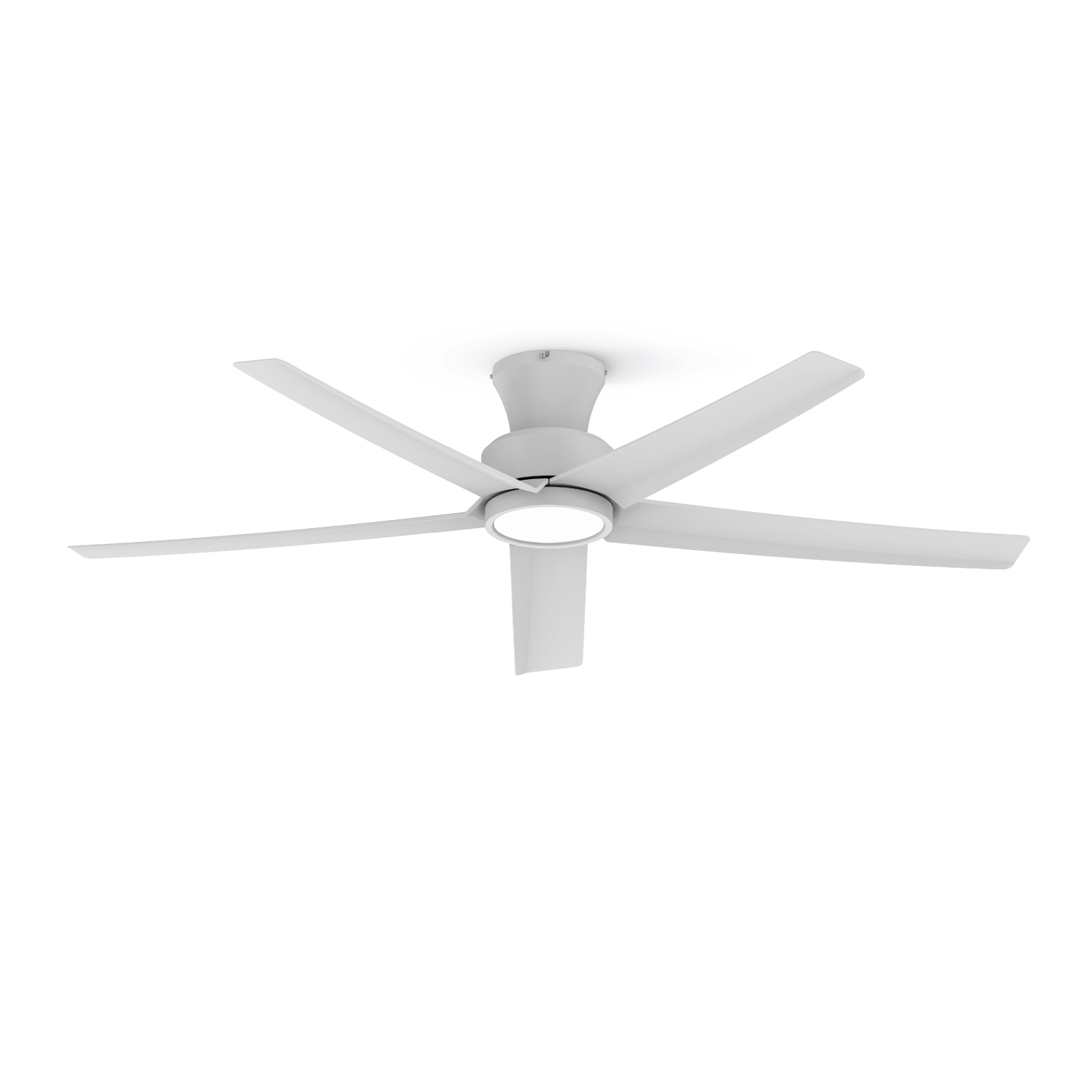 52 inch Ceiling Fans with Lights, Large Air Volume Ceiling Fans with Reversible Quiet DC Motor and Remote, 5X-W5
