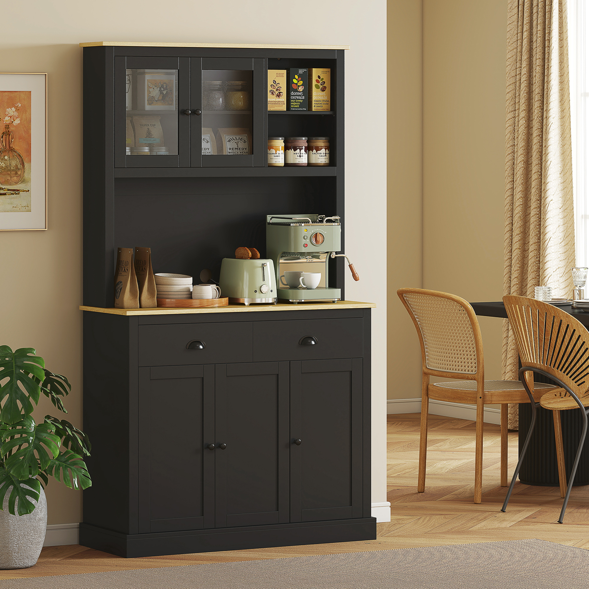 Freestanding Kitchen Cabinet, 71
