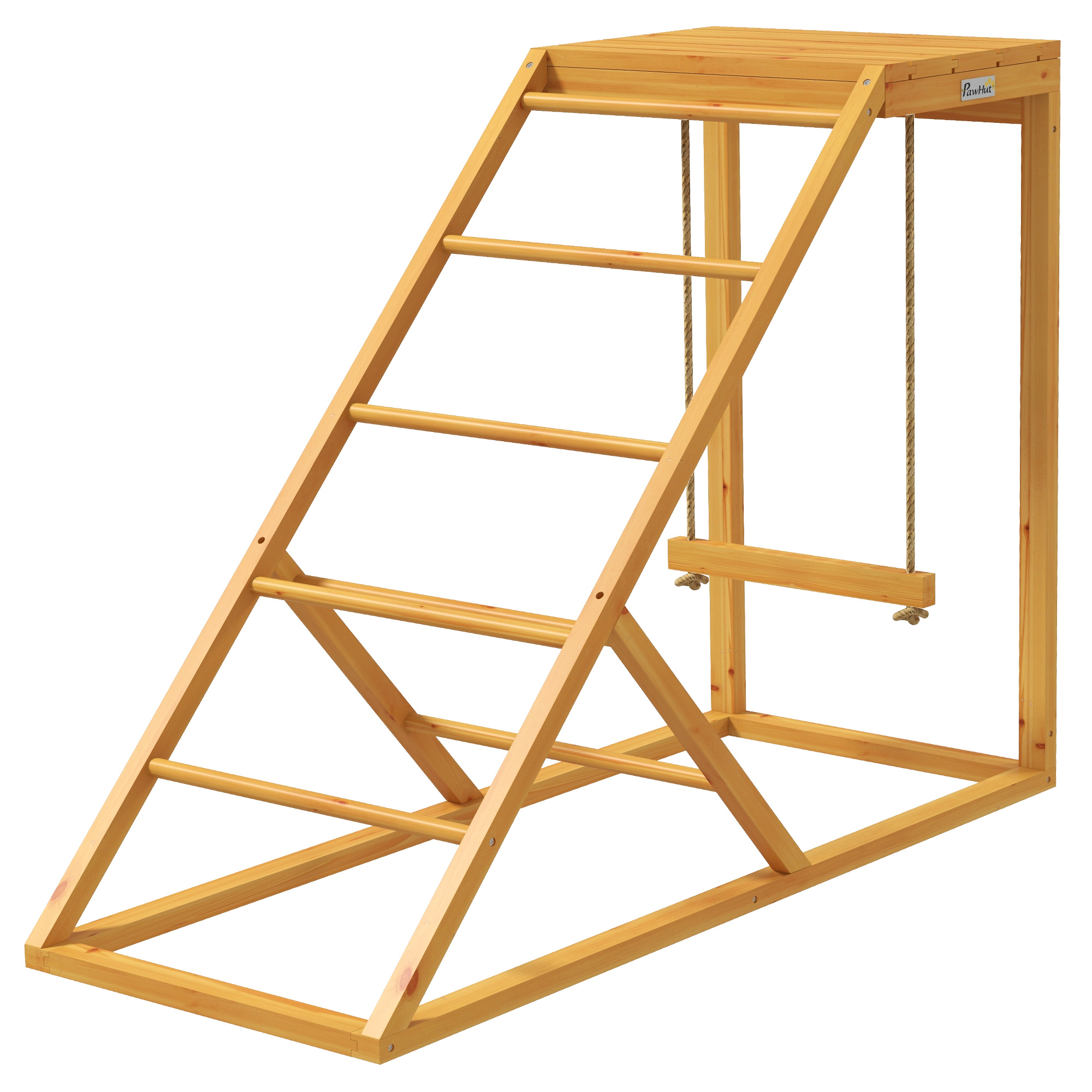 Chicken Activity Play for Healthy & Happy Animals with Chicken Perches & Hen Ladder, Chicken Coop Toy, Yellow (Drop Shipping Only, Not for Amazon)