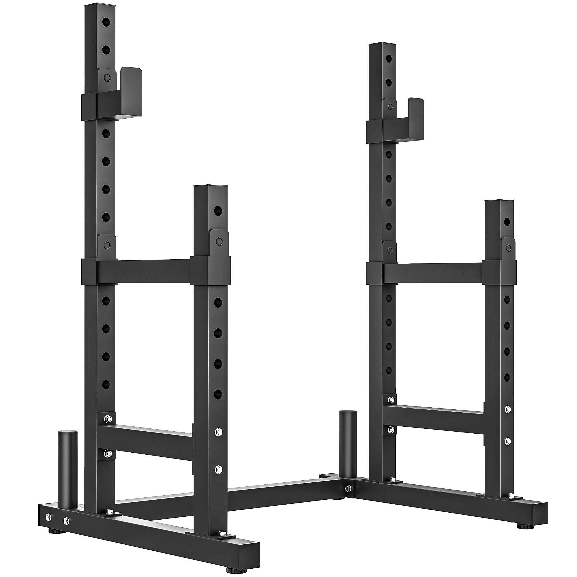 Adjustable Squat Rack with Plate Holders, 300 kg Load (Drop Shipping Only, Not for Amazon)