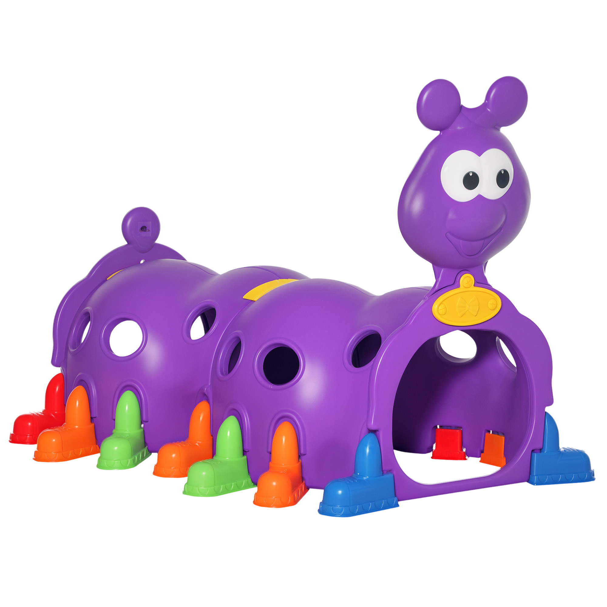 Kids Play Tunnel, Caterpillar Crawling Tunnel, for Ages 3-6 Years - Purple (Drop Shipping Only, Not for Amazon)