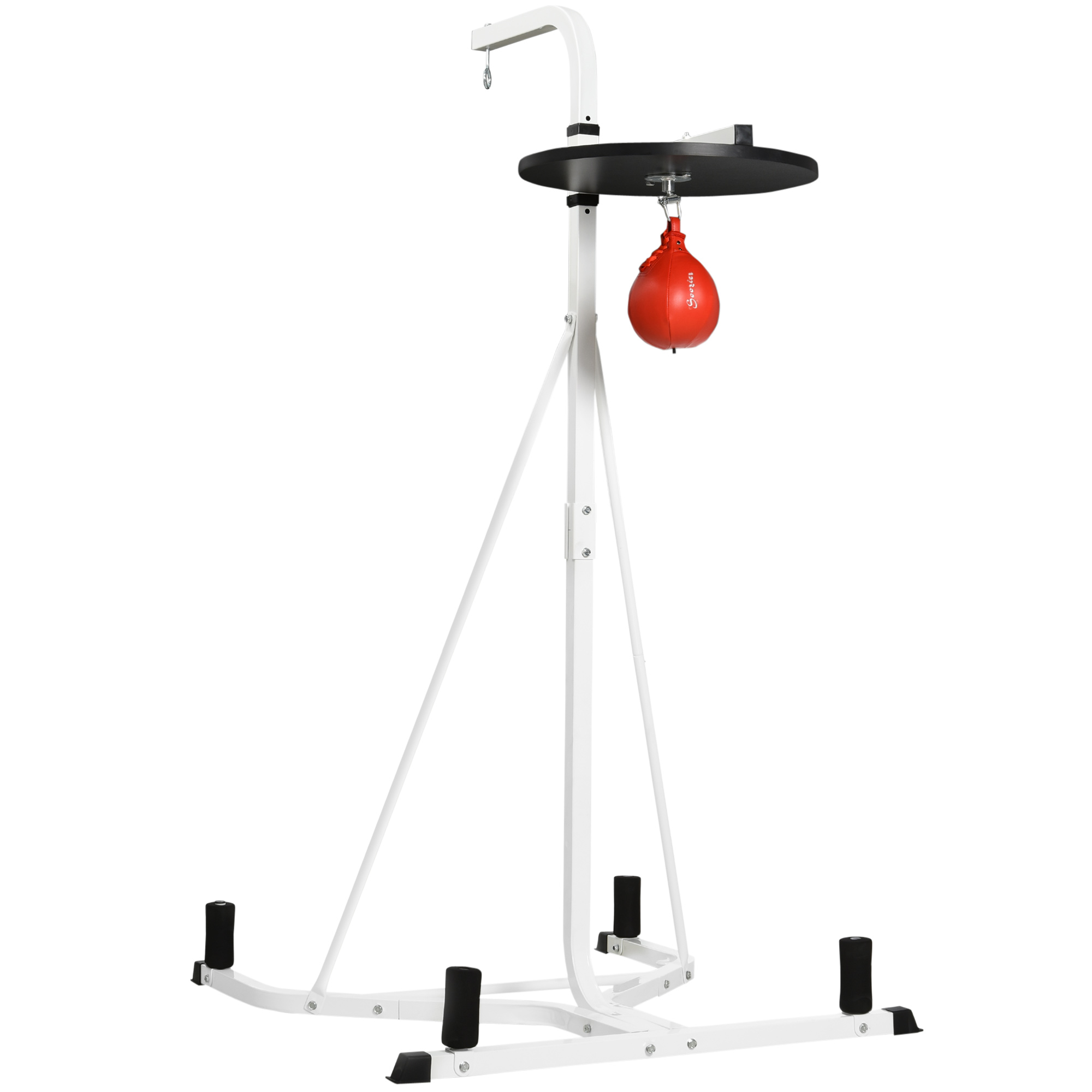 Adjustable Freestanding Speedbag, Punch Bag Hanger, White (Drop Shipping Only, Not for Amazon)