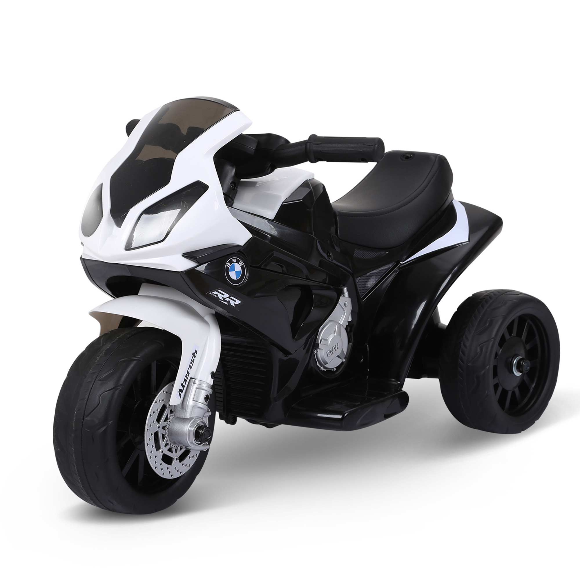 6V 3 Wheeled Electric Motorcycle, Kids Motorcycle Licensed BMW with Headlight, Music, Blue (Drop Shipping Only, Not for Amazon)