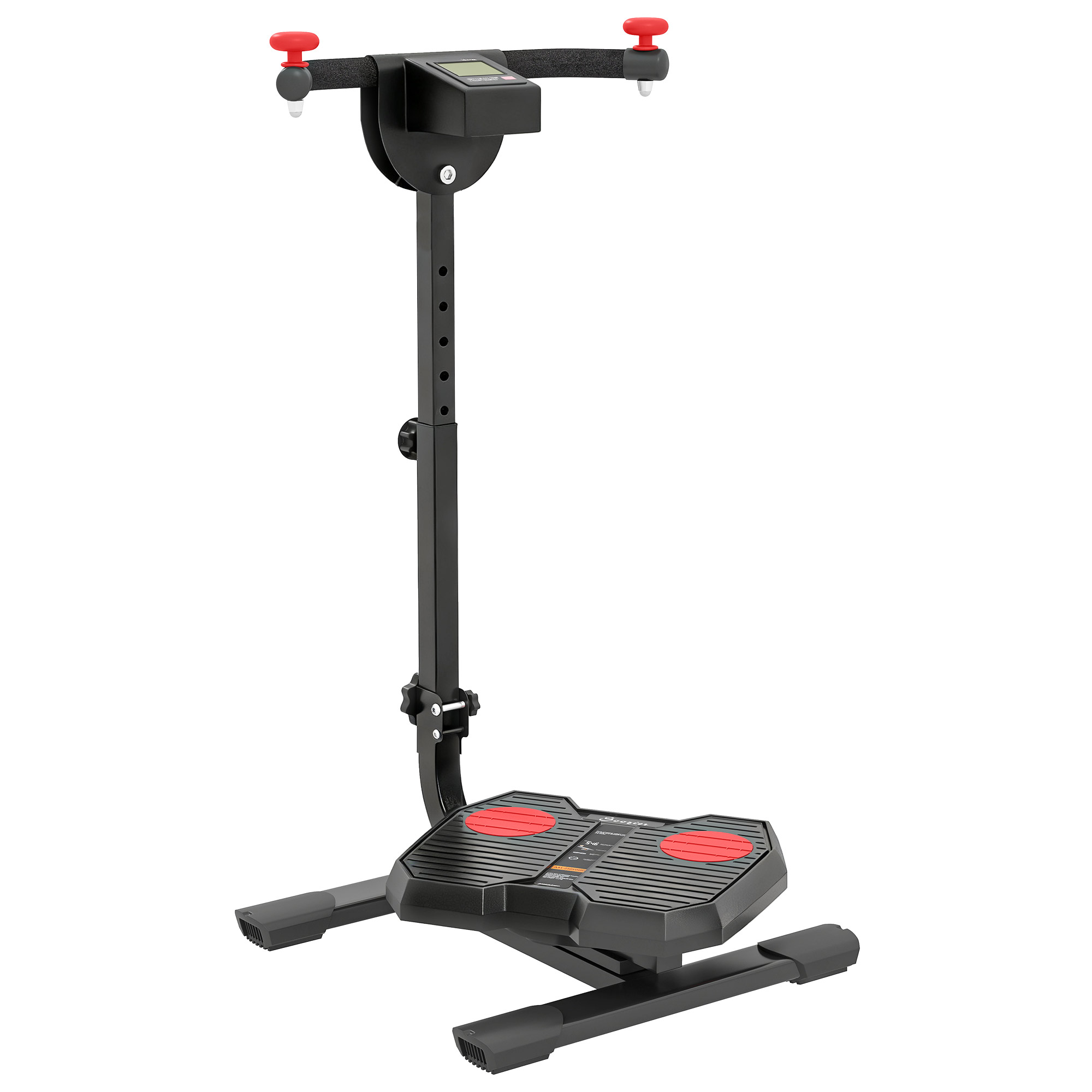 Foldable Ab Twister Board for Waist Trimming with LCD Display, Ab Workout Equipment for Women and Men, Red (Drop Shipping Only, Not for Amazon)