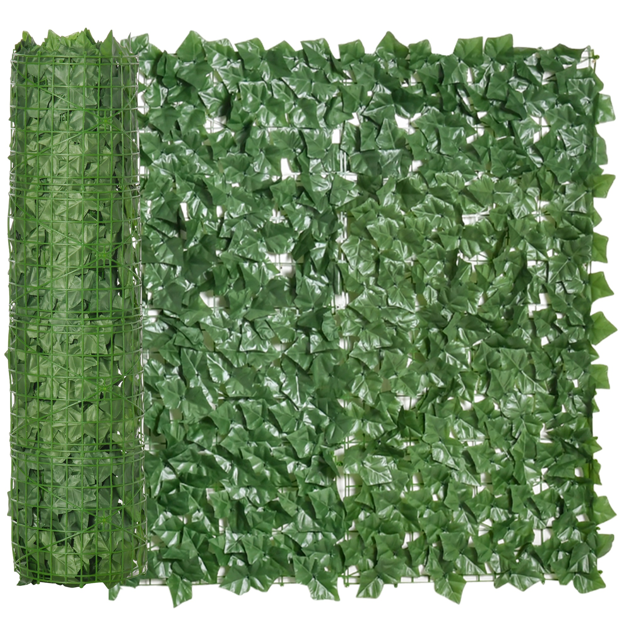 Set of Two 300 cm Artificial Leaf Hedges (Drop Shipping Only, Not for Amazon)