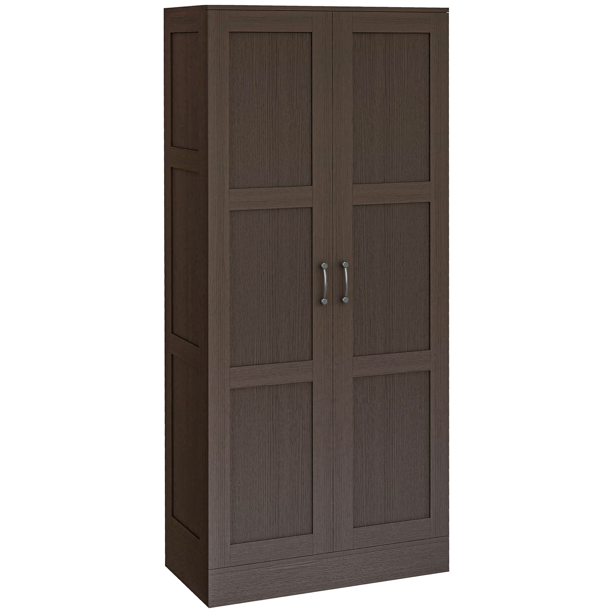 Storage Cabinet w/ Storage Shelves, Pantry Cabinet, Coffee (Drop Shipping Only, Not for Amazon)