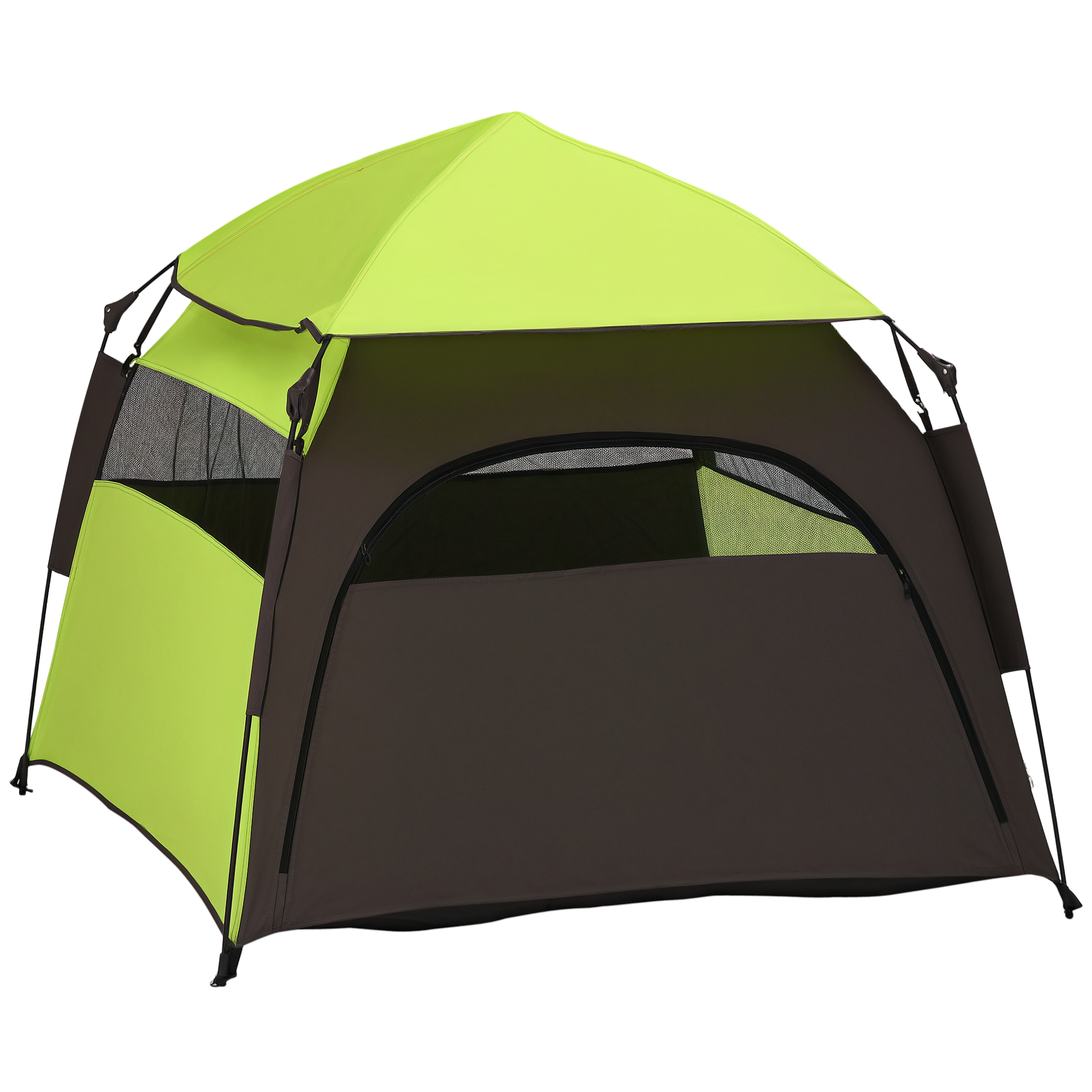 Foldable Dog Cat Tent with Water-Resistant Oxford, Carry Bag for Extra Large Dog, Green (Drop Shipping Only, Not for Amazon)