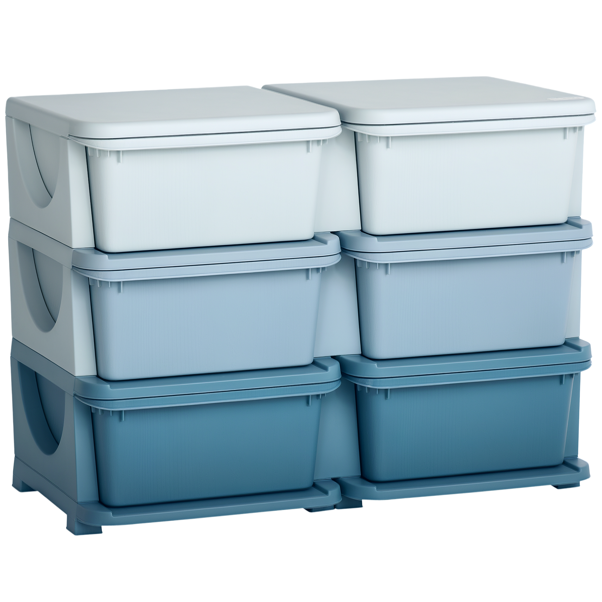 Kids Storage Unit, with Six Drawers - Pink (Drop Shipping Only, Not for Amazon)