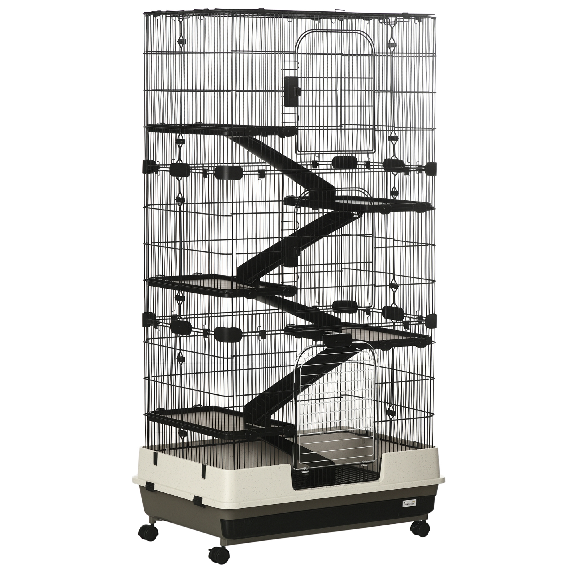 6-tier Platform Rolling Small Animal Rabbit Cage for Hamsters, Chinchillas & Gerbils with a Large Living Space (Drop Shipping Only, Not for Amazon)