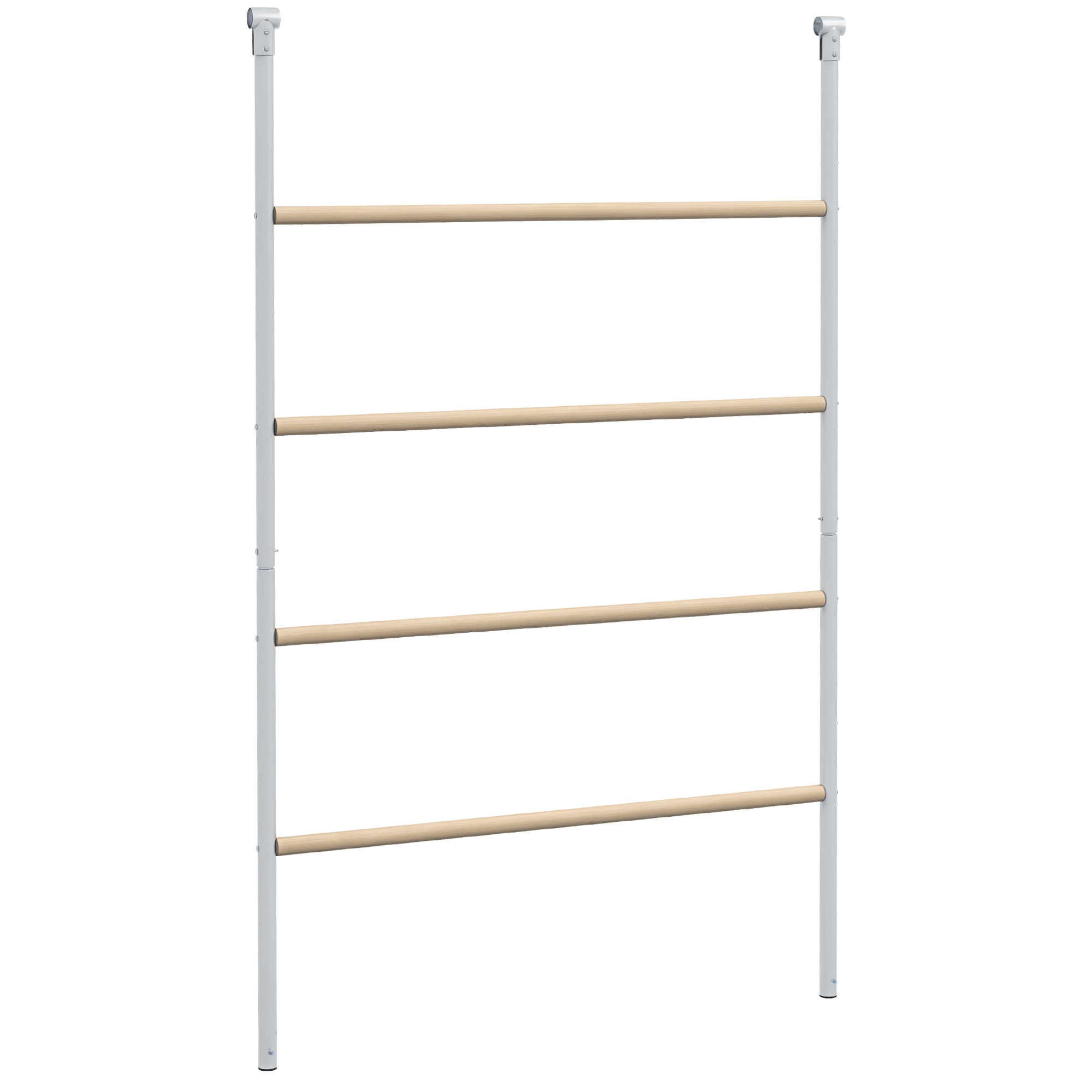 Chicken Perch for Coop, Wooden and Galvanised Steel Roosting Bar Jungle Gym, Chicken Roosting Ladder for Backyard Farm (Drop Shipping Only, Not for Amazon)