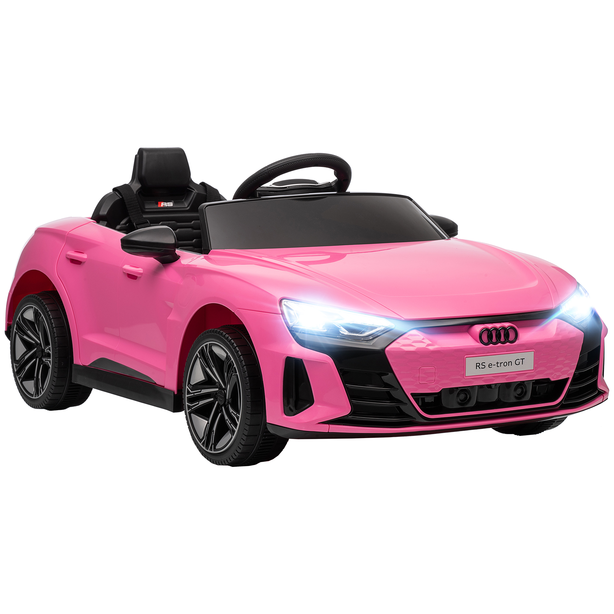 Licensed Audi RS e-tron GT 12V Ride On Car Truck for Kids, Electric Car Ride On Vehicle w/Parent Remote Control, Music, Lights, for Toddlers, Red (Drop Shipping Only, Not for Amazon)