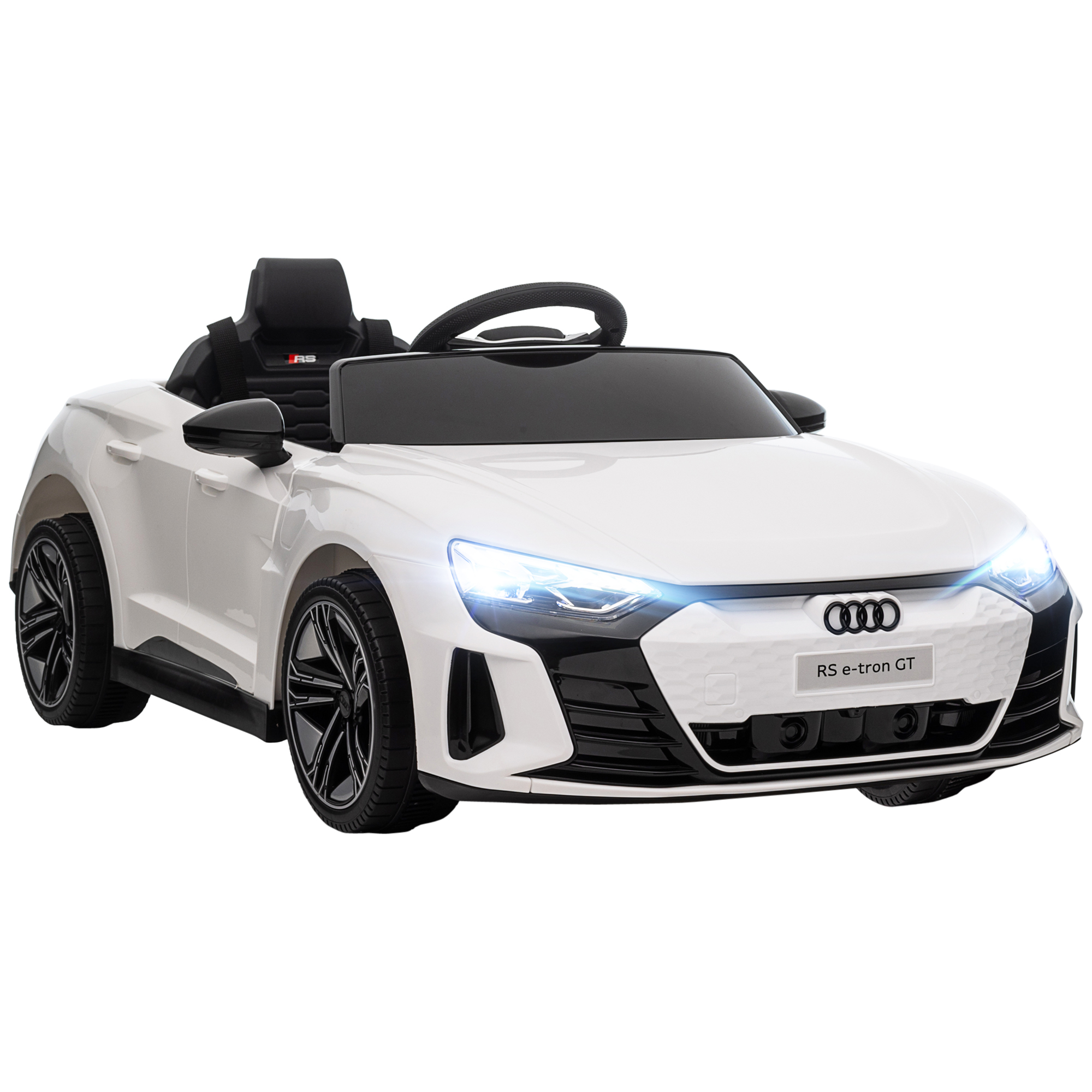 Licensed Audi RS e-tron GT 12V Ride On Car Truck for Kids, Electric Car Ride On Vehicle w/Parent Remote Control, Music, Lights, for Toddlers, Red (Drop Shipping Only, Not for Amazon)
