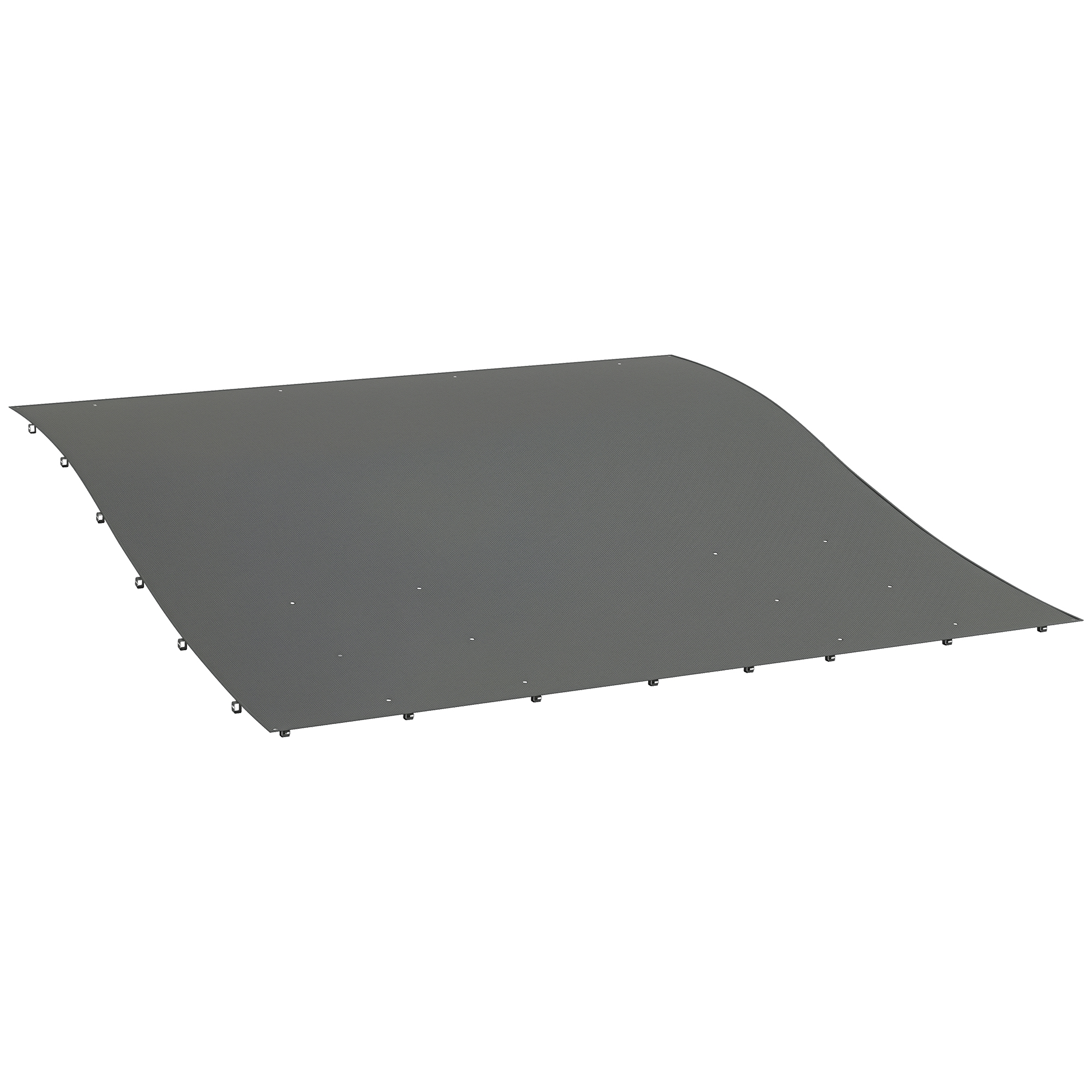 Pergola Canopy Replacement, Pergola Shade Cover for 10' x 10' Pergola ( 84C-038 Series), Dark Gray (Drop Shipping Only, Not for Amazon)