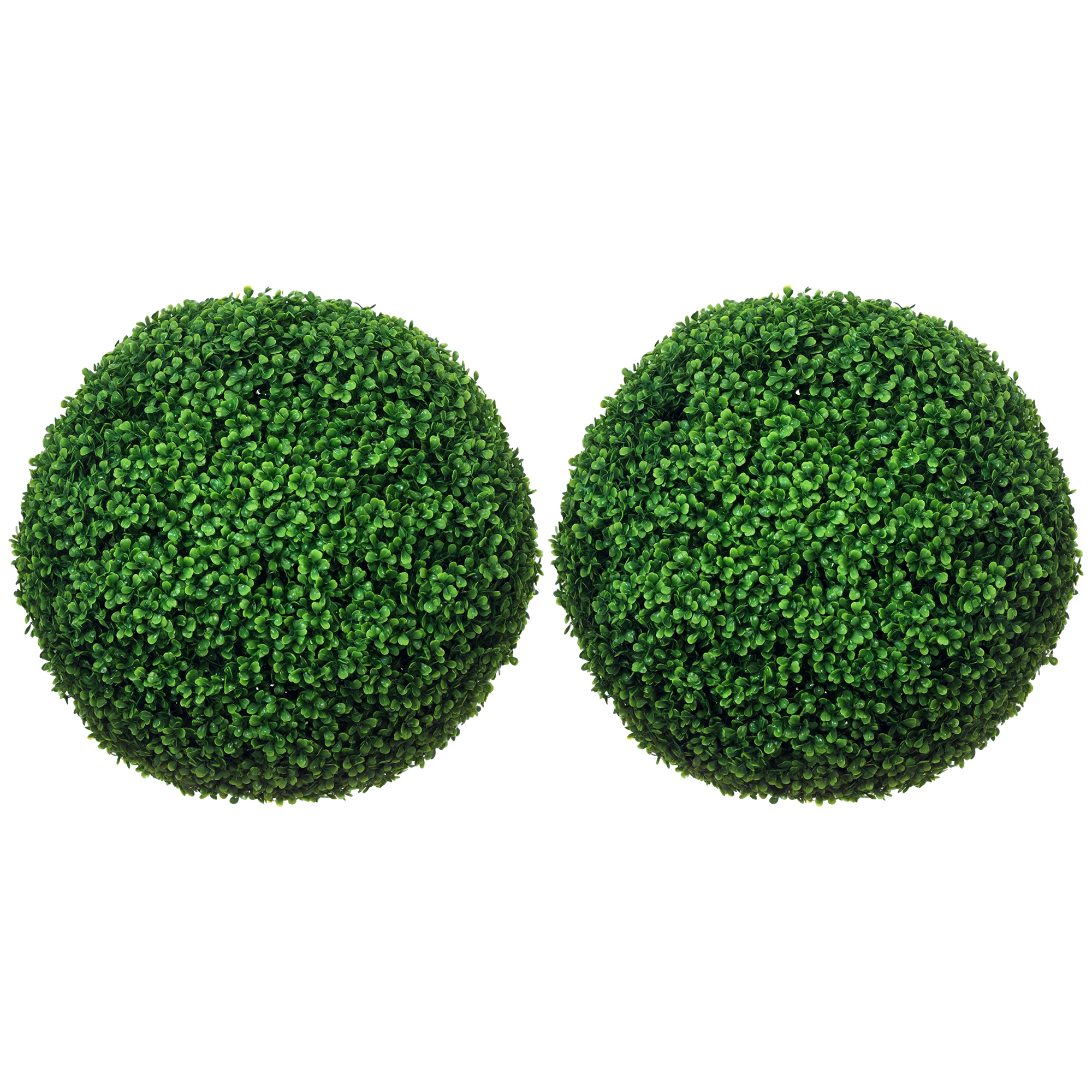 2 Pack Artificial Tree Boxwood Topiary Balls, 19.75 Inch (Drop Shipping Only, Not for Amazon)