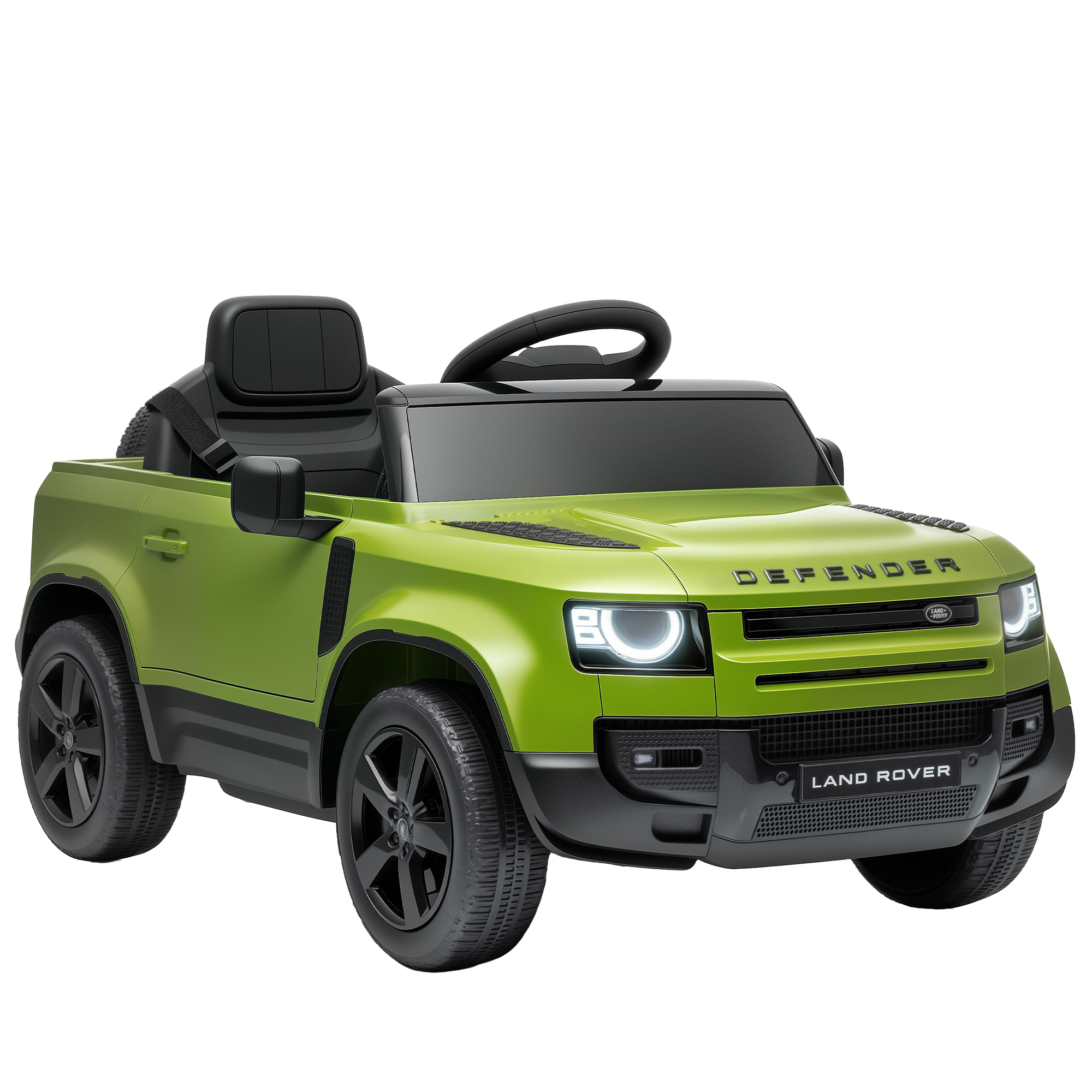12V Ride on Car Licensed Land Rover with Remote, Suspension, Slow Start, 3 Speeds, Lights, Music, Horn for 3-5, Pink (Drop Shipping Only, Not for Amazon)