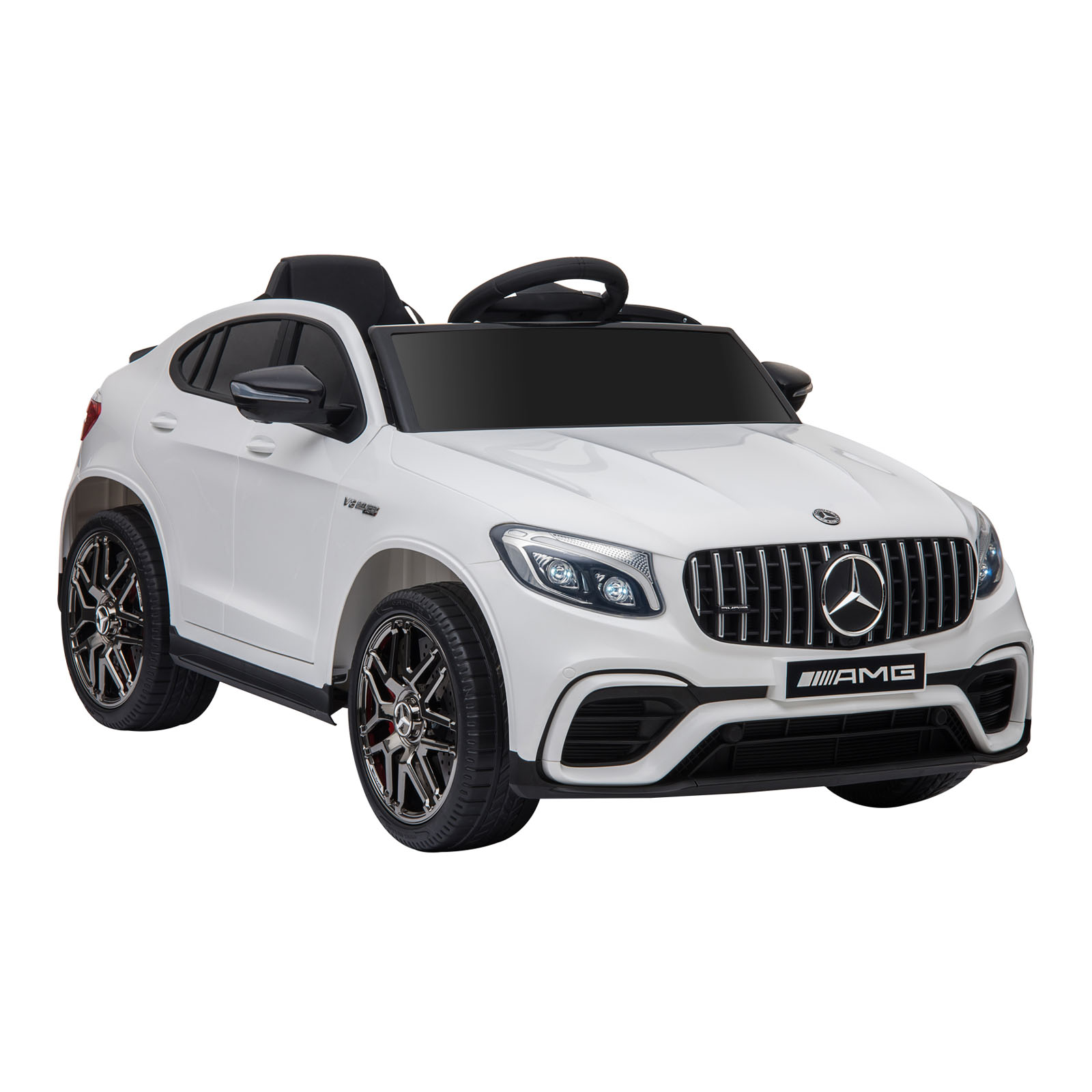 12V Toddler Ride On Car with Remote Control, Mercedes Benz AMG GLC63S Coupe, Electric Car with 2 Speed, MP3 P, Light, Horn, Songs, Suspension, Red (Drop Shipping Only, Not for Amazon)