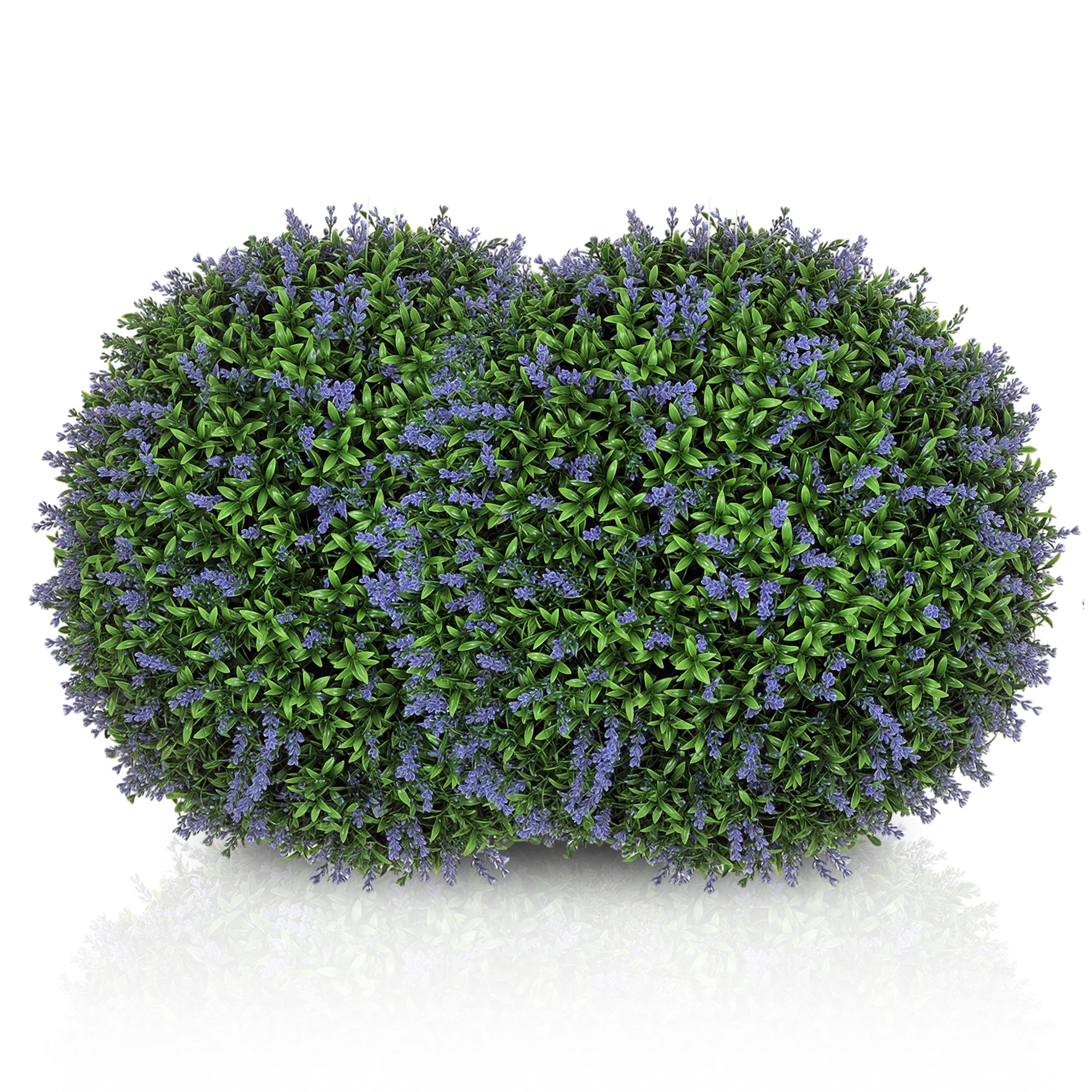 2 Pack Artificial Plant Lavender Topiary Balls, 16.5 Inch (Drop Shipping Only, Not for Amazon)