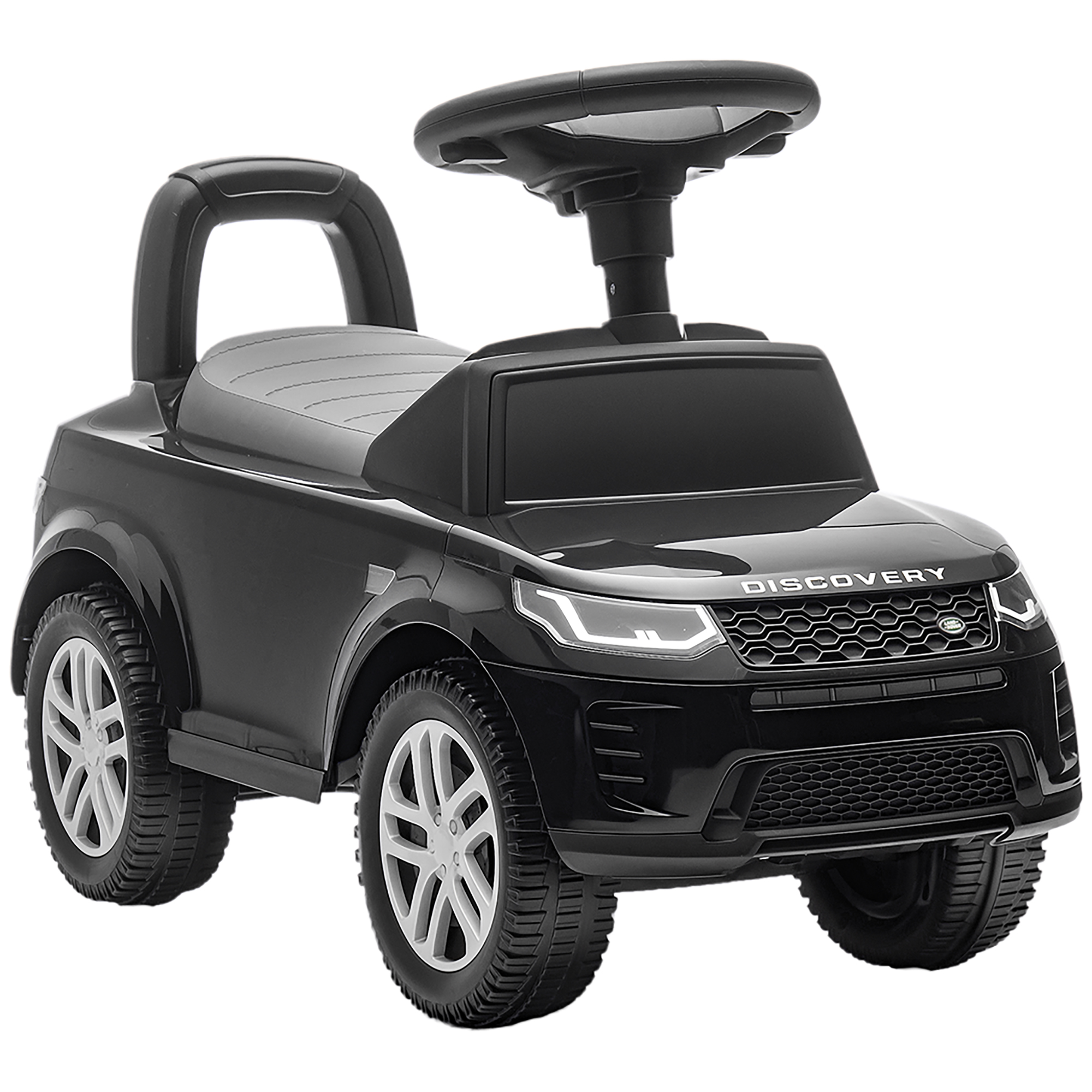 Land Rover Licensed Toddler Ride on Car with Horn, Engine Sounds, Under-Seat Storage, for 18-36 Months, Black (Drop Shipping Only, Not for Amazon)