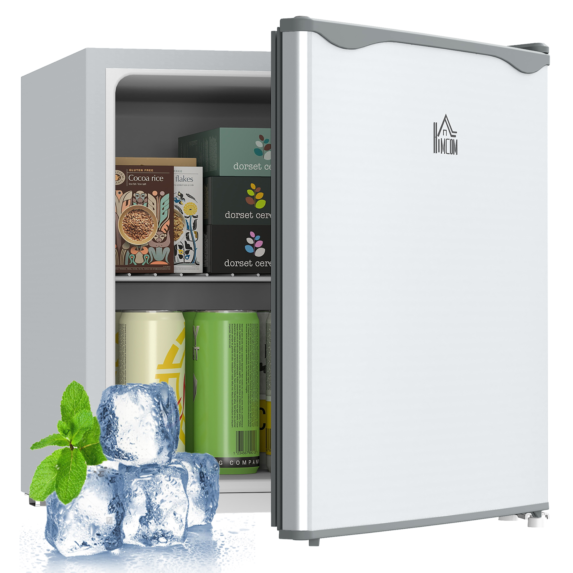 1.1 Cu.Ft Countertop Mini Freezer, Compact Upright Freezer with Removable Shelves, Silver (Drop Shipping Only, Not for Amazon)