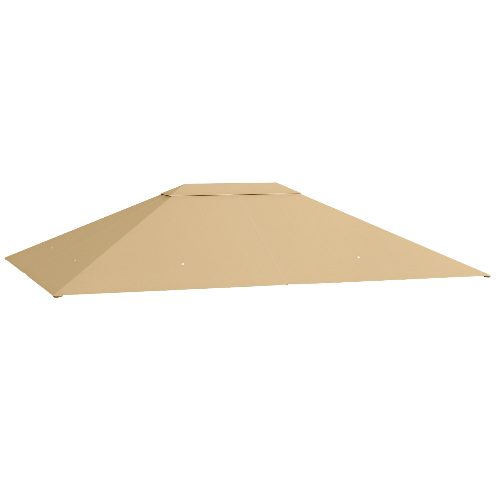 3 x 4m Gazebo Canopy Replacement Cover, Gazebo Roof Replacement (TOP COVER ONLY), Khaki (Drop Shipping Only, Not for Amazon)