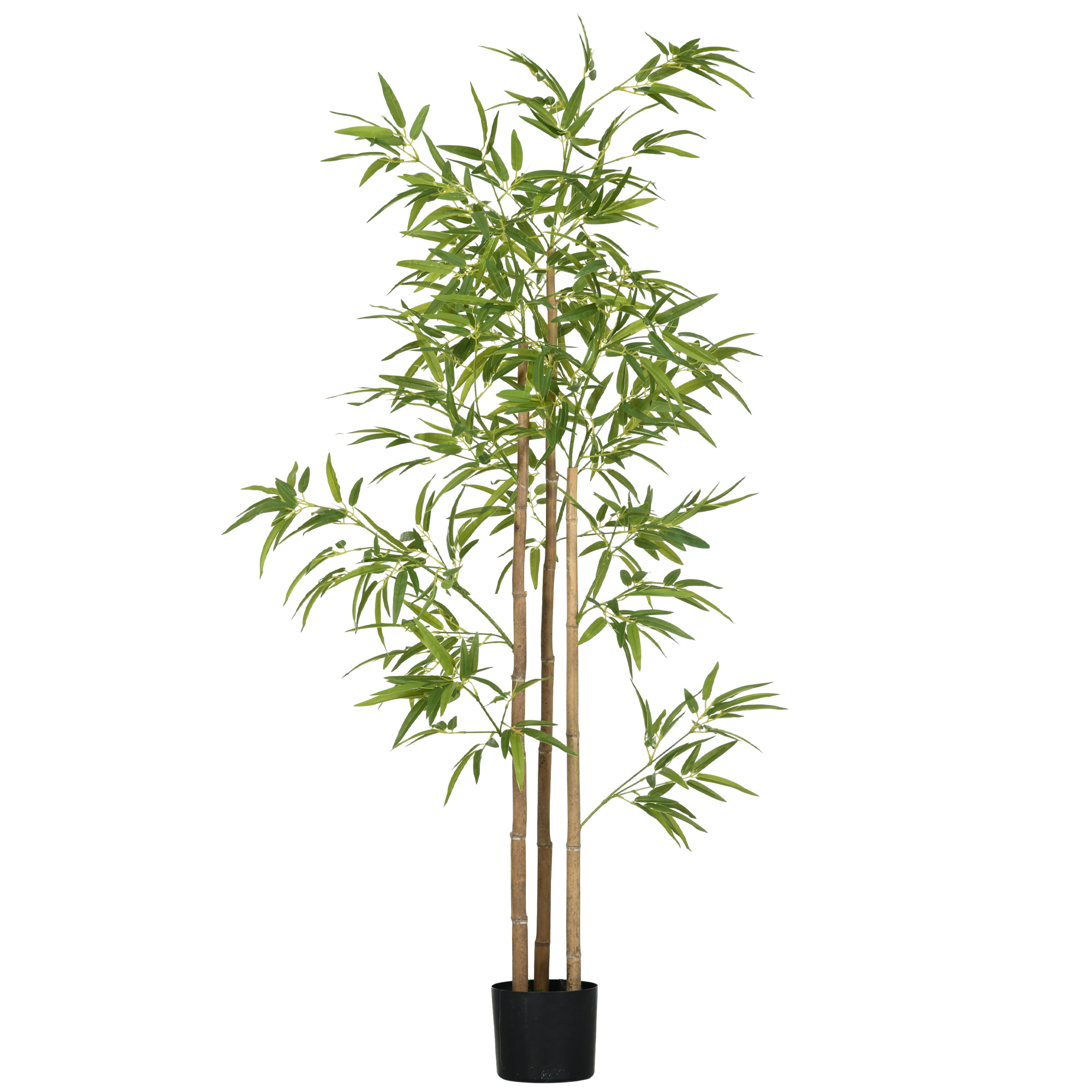 6ft Artificial Tree, Indoor Fake Bamboo with Pot, for Home Office Living Room Decor (Drop Shipping Only, Not for Amazon)