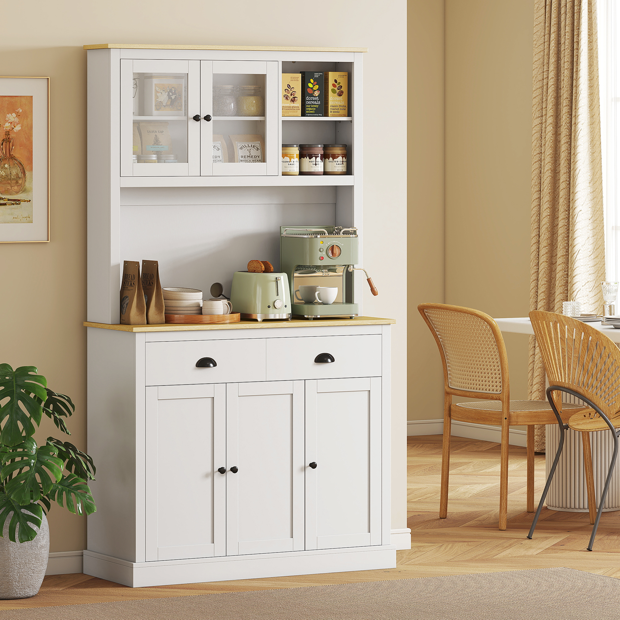 Freestanding Kitchen Cabinet, 71