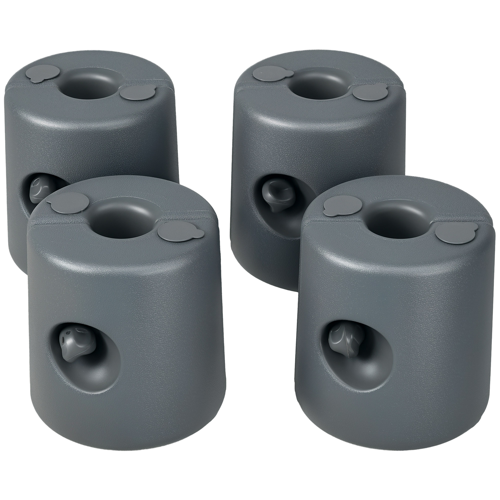 HDPE Tent Weights Set of 4, Canopy Weights, Fill with Water or Sand, 48KG (Drop Shipping Only, Not for Amazon)