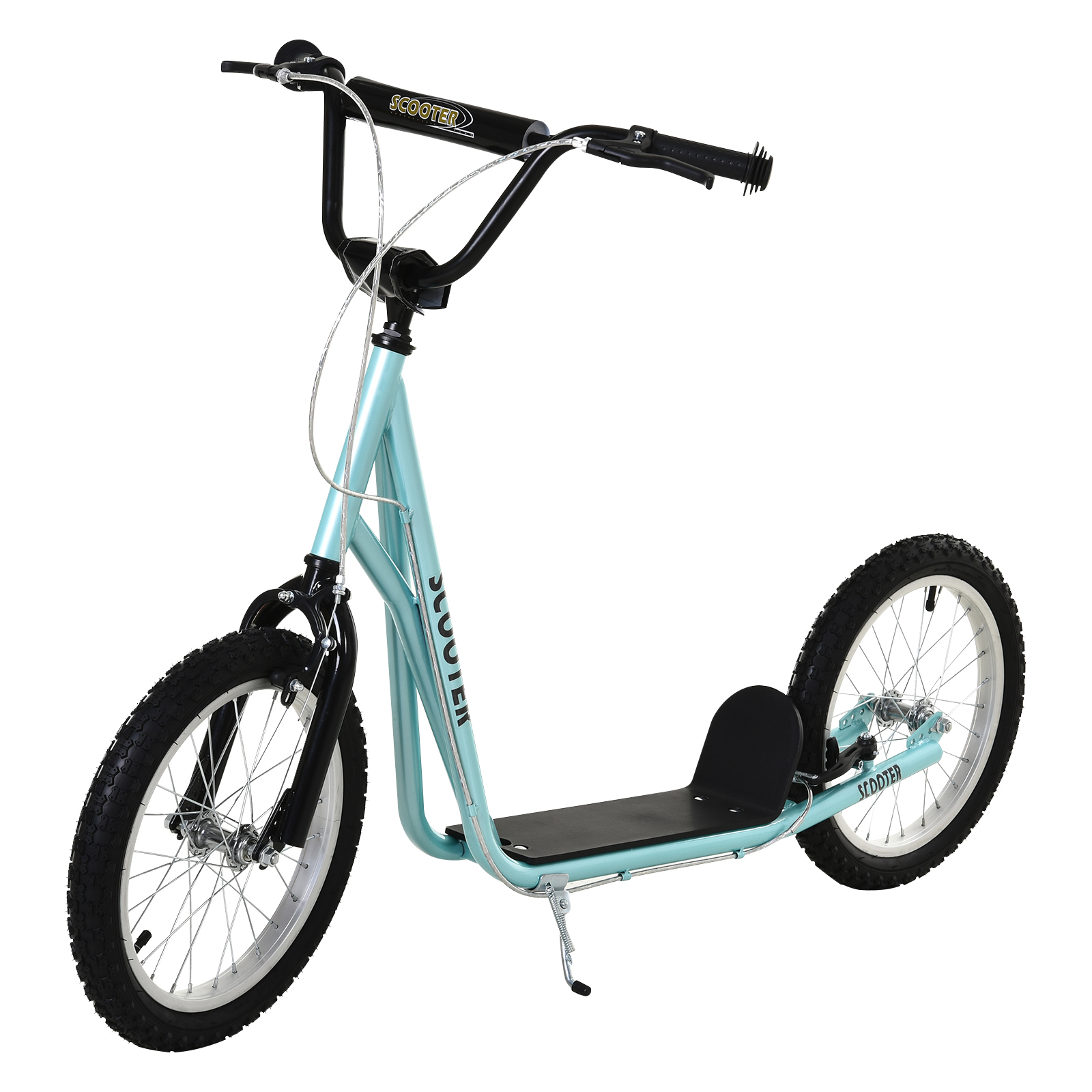 Youth Scooter Kick Scooter for Kids 5+, Max Load 220 LBS., with Adjustable Handlebar, 16