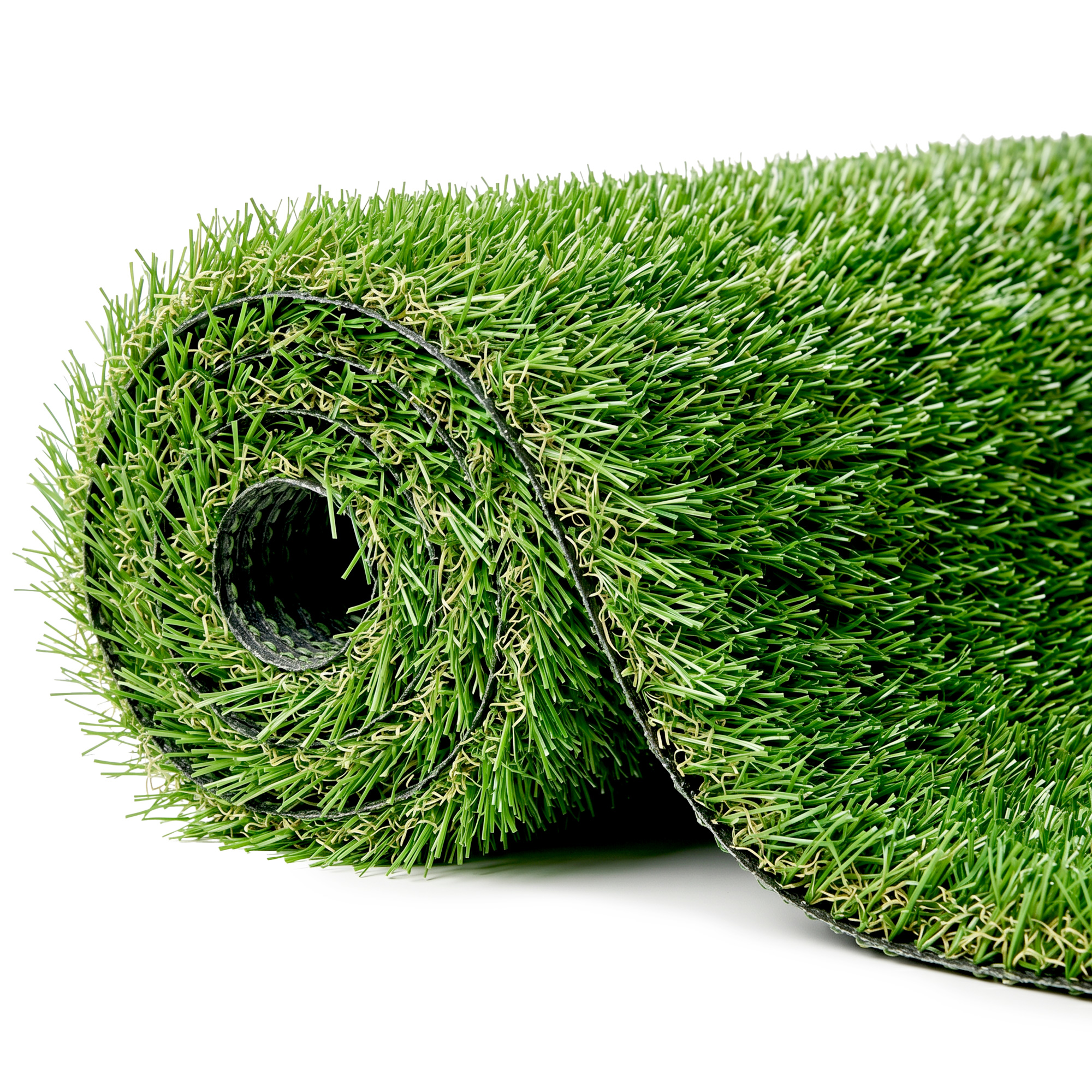 10' x 3' Artificial Grass Turf, Easy-Clean Indoor Outdoor Rug with Drainage Holes, Cut-to-Fit Fake Grass Turf Mat, 1.2