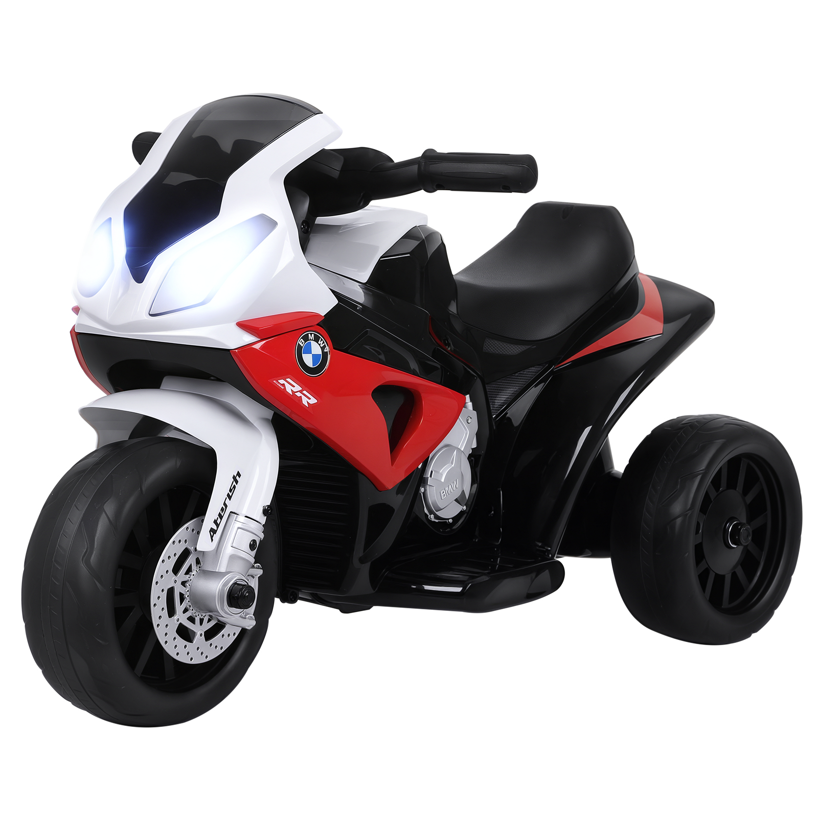 6V 3 Wheeled Electric Motorcycle, Kids Motorcycle Licensed BMW with Headlight, Music, Blue (Drop Shipping Only, Not for Amazon)