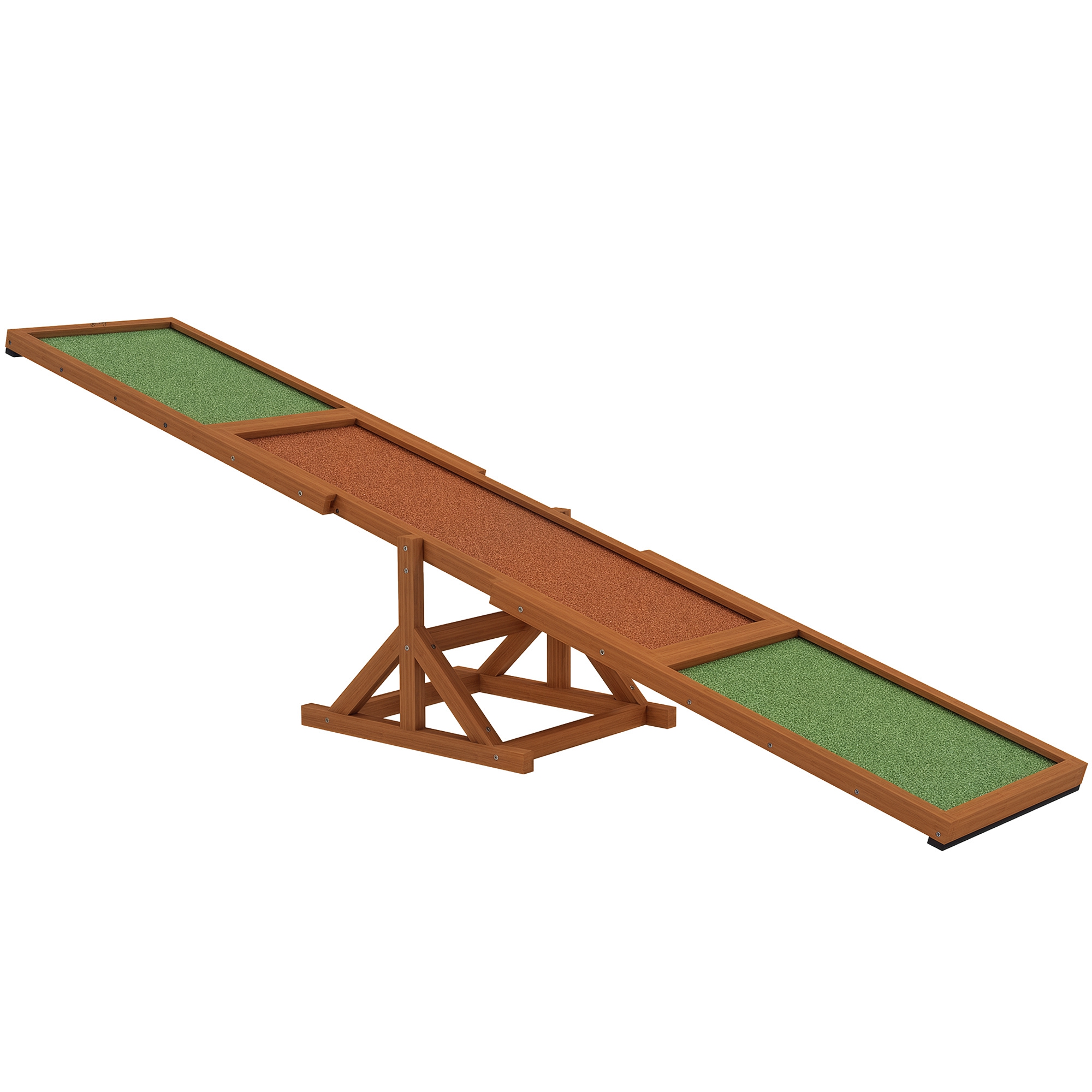 Wooden Dog Agility Seesaw for Training and Exercise, Weather Resistant, 83